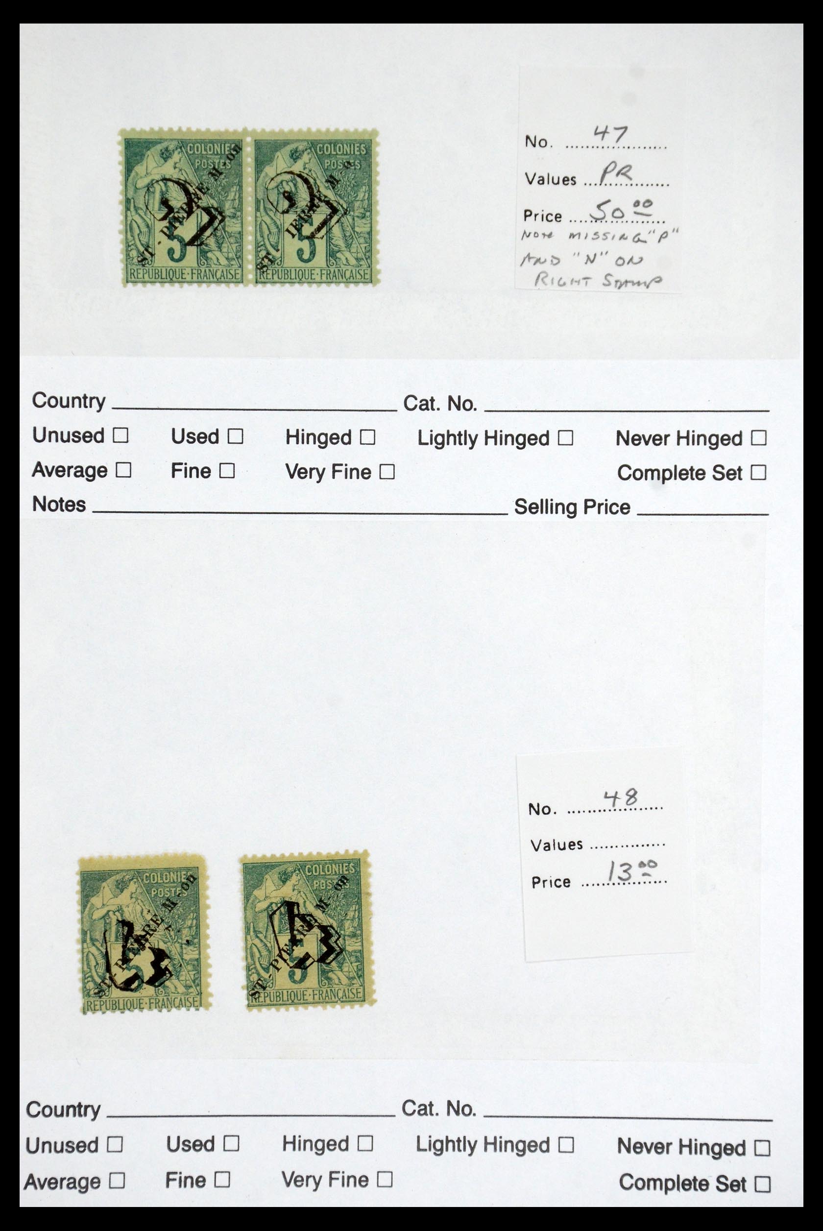 35494 011 - Postzegelverzameling 35494 Franse koloniën klassiek 1880-1940.