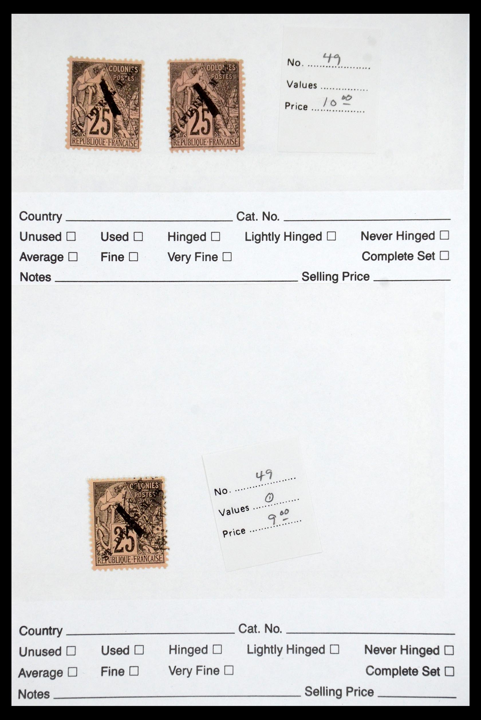 35494 012 - Postzegelverzameling 35494 Franse koloniën klassiek 1880-1940.