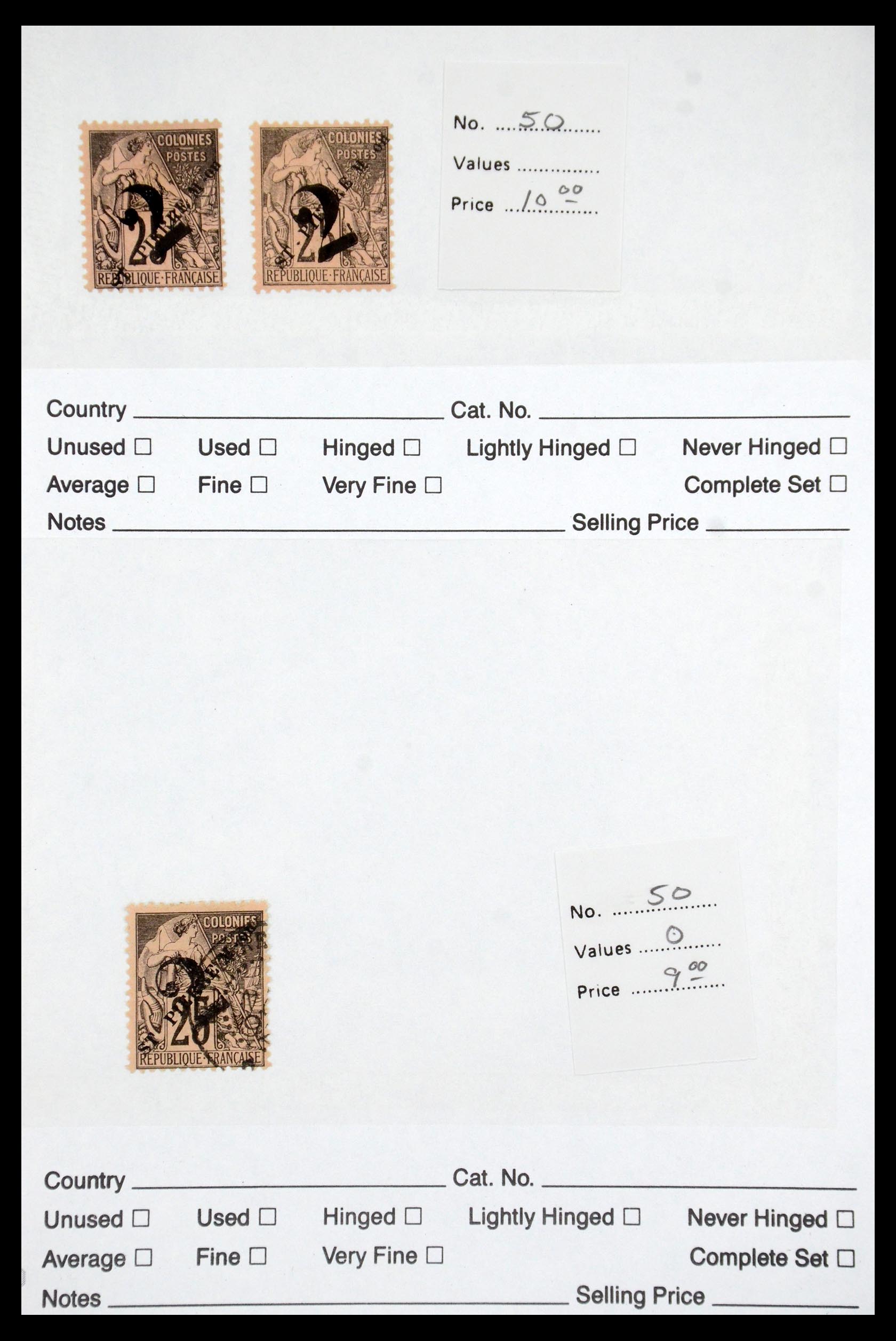 35494 013 - Postzegelverzameling 35494 Franse koloniën klassiek 1880-1940.
