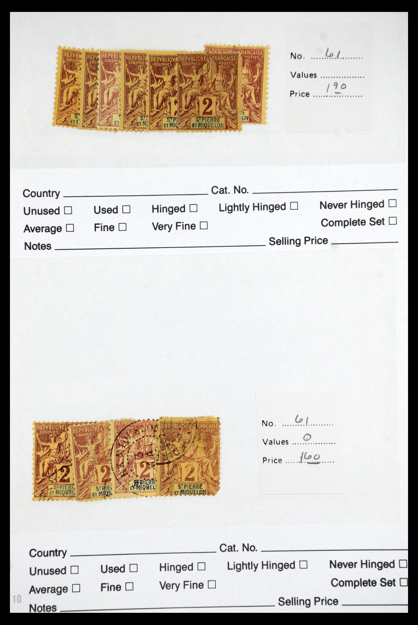 35494 017 - Postzegelverzameling 35494 Franse koloniën klassiek 1880-1940.
