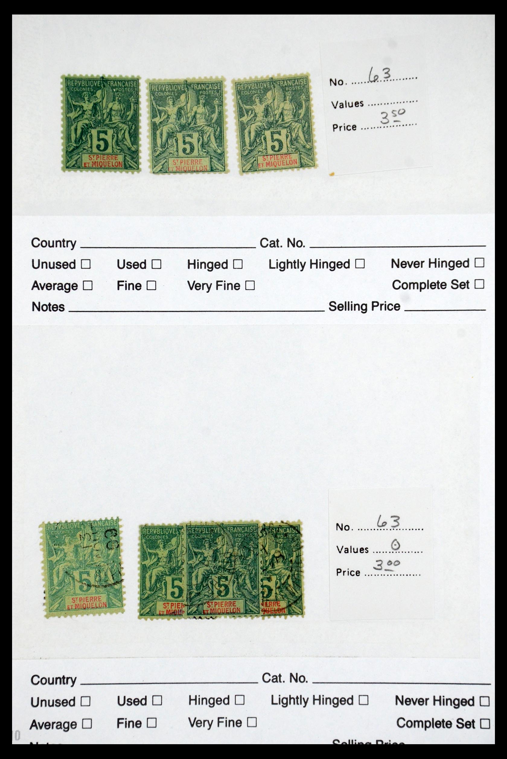 35494 020 - Postzegelverzameling 35494 Franse koloniën klassiek 1880-1940.
