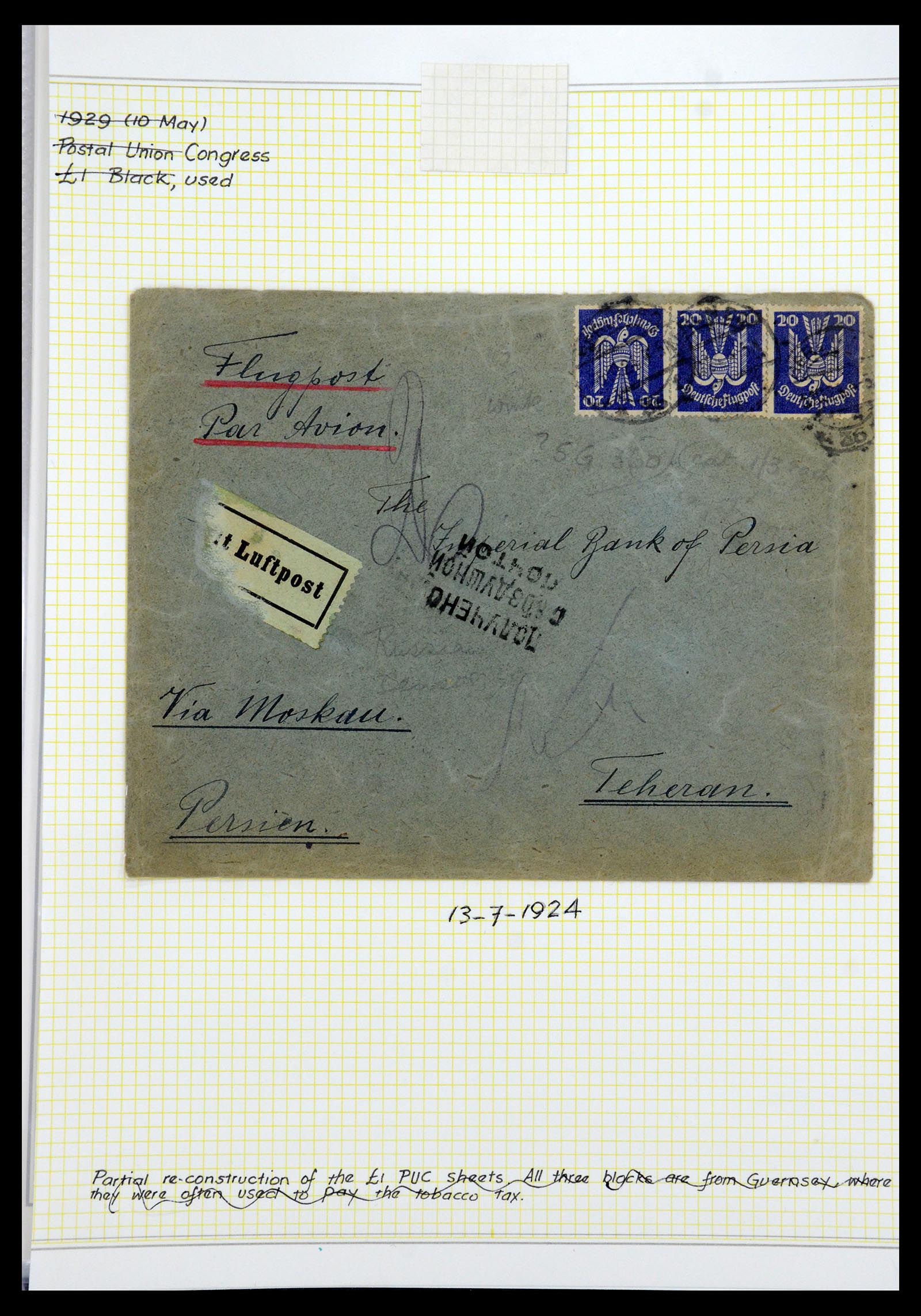 35496 004 - Postzegelverzameling 35496 Duitse inflatie brieven 1919-1923.