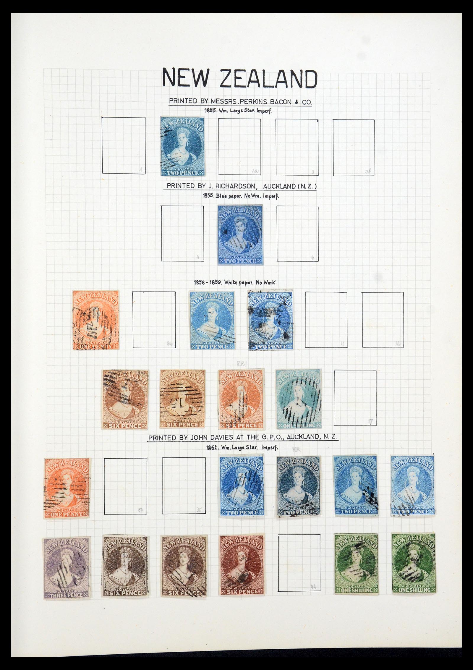 35500 001 - Postzegelverzameling 35500 Engelse koloniën supercollectie 1855-1970.