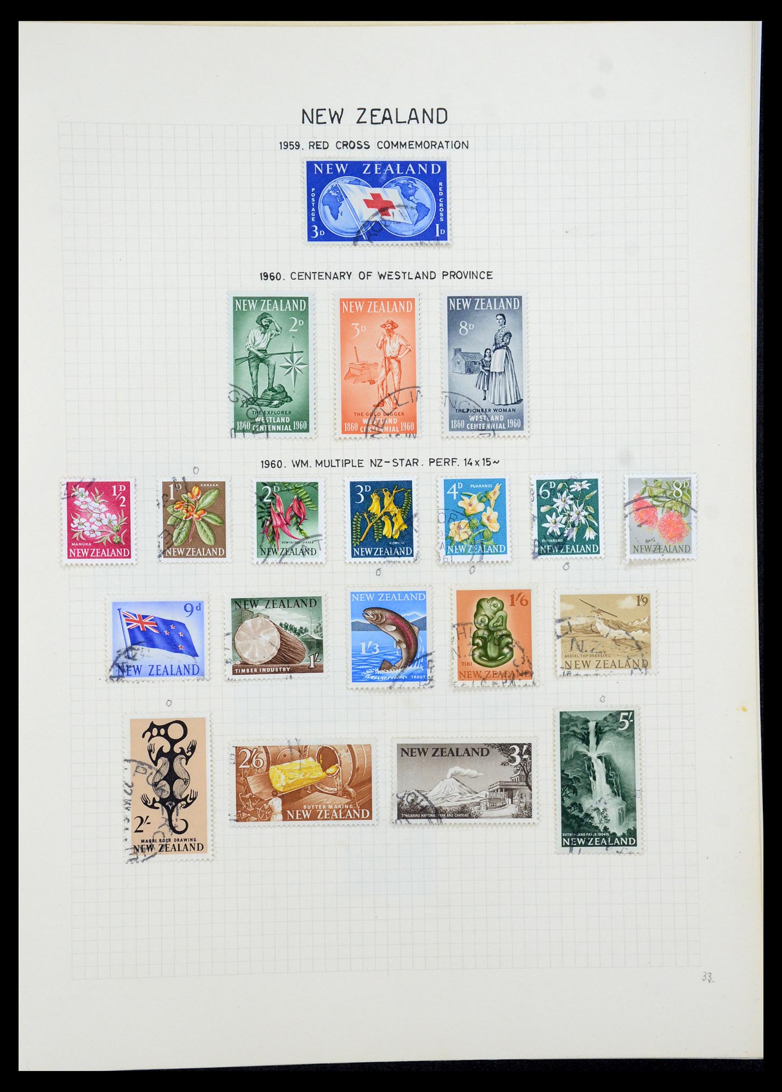 35500 033 - Postzegelverzameling 35500 Engelse koloniën supercollectie 1855-1970.