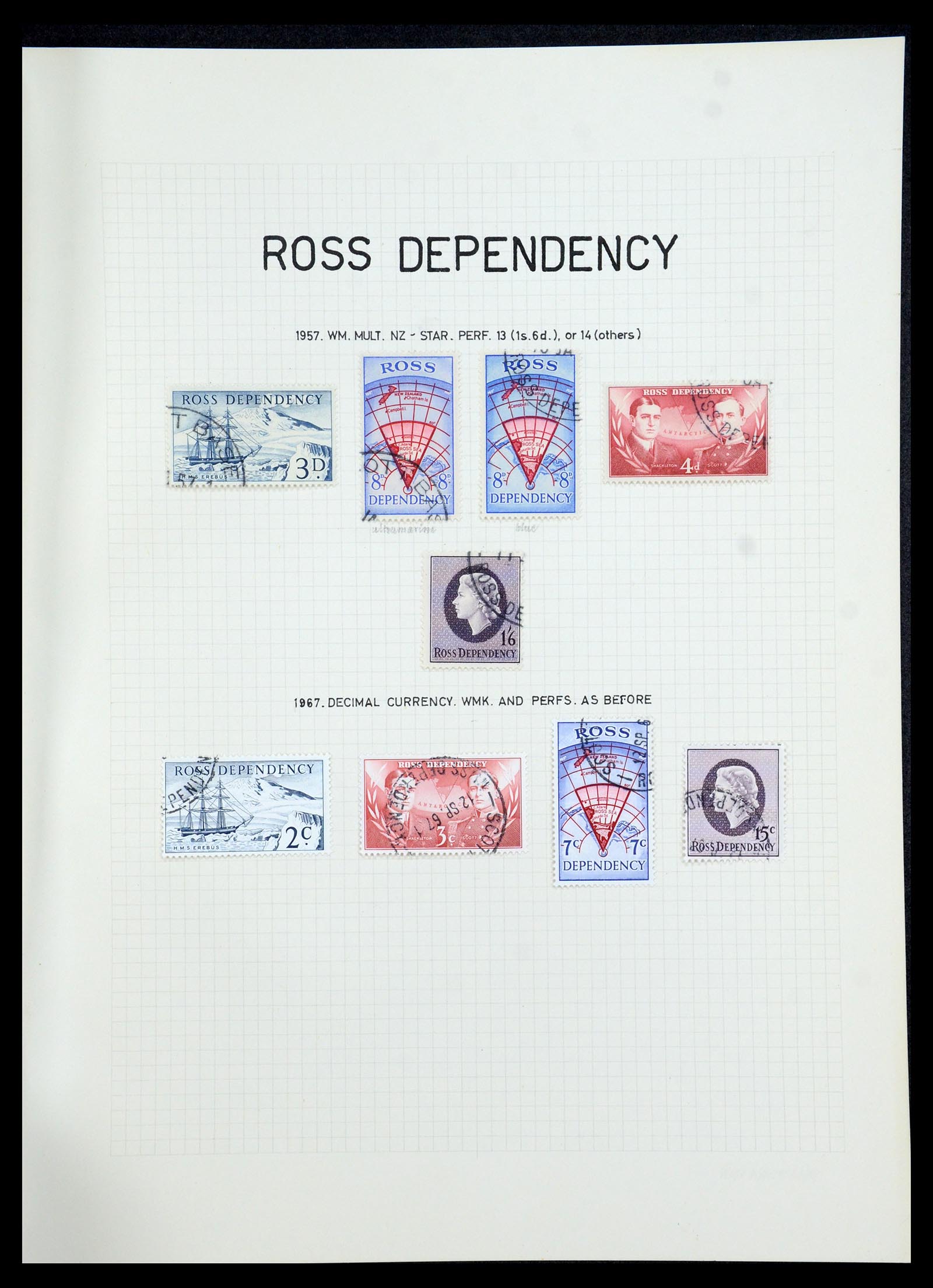 35500 073 - Postzegelverzameling 35500 Engelse koloniën supercollectie 1855-1970.