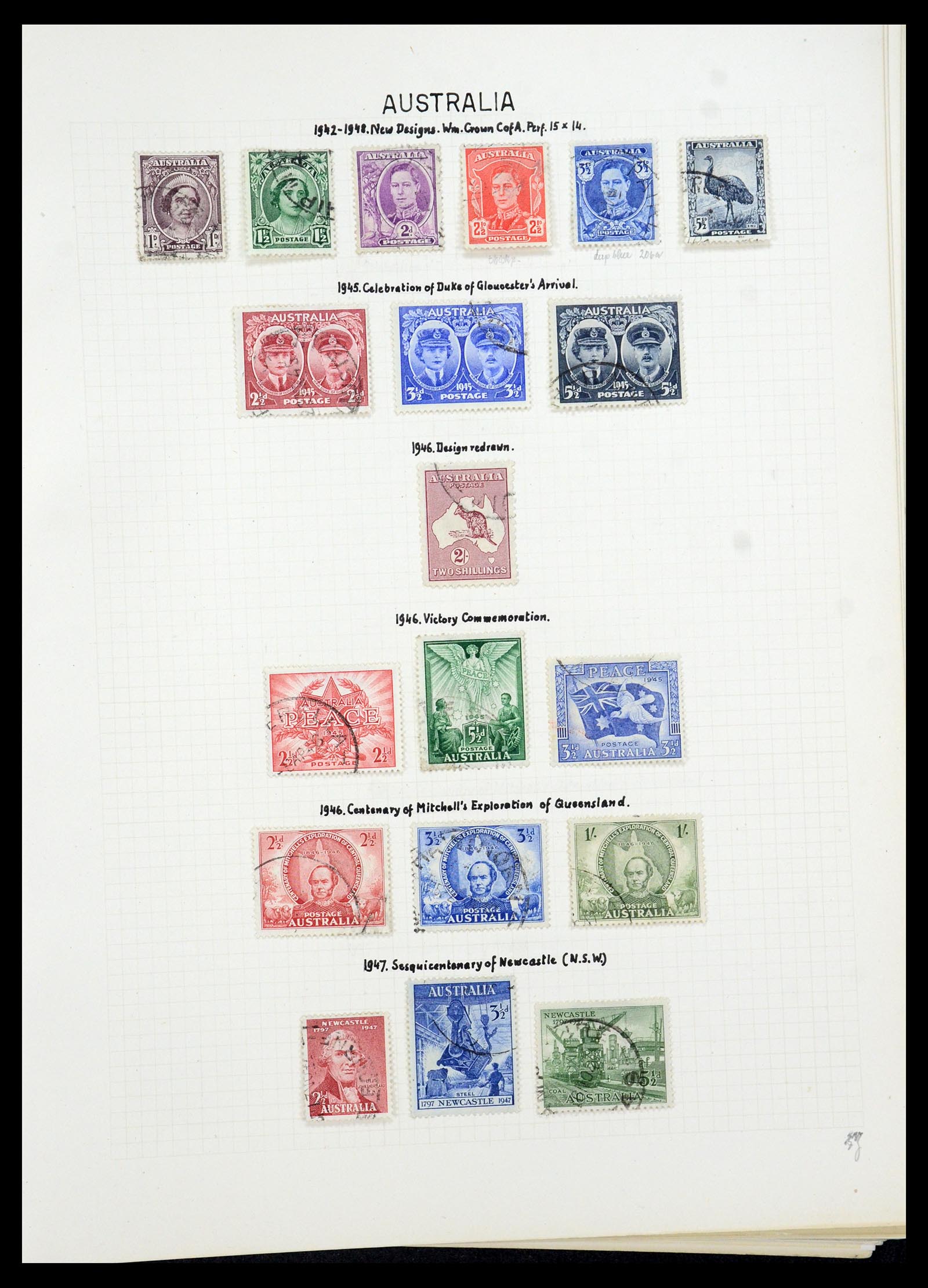 35500 090 - Postzegelverzameling 35500 Engelse koloniën supercollectie 1855-1970.