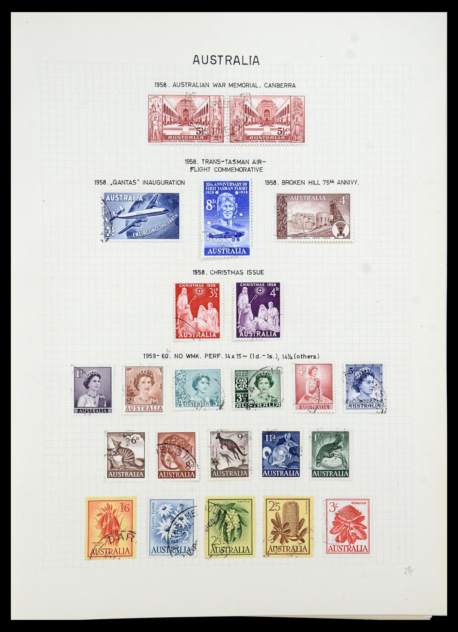 35500 097 - Postzegelverzameling 35500 Engelse koloniën supercollectie 1855-1970.