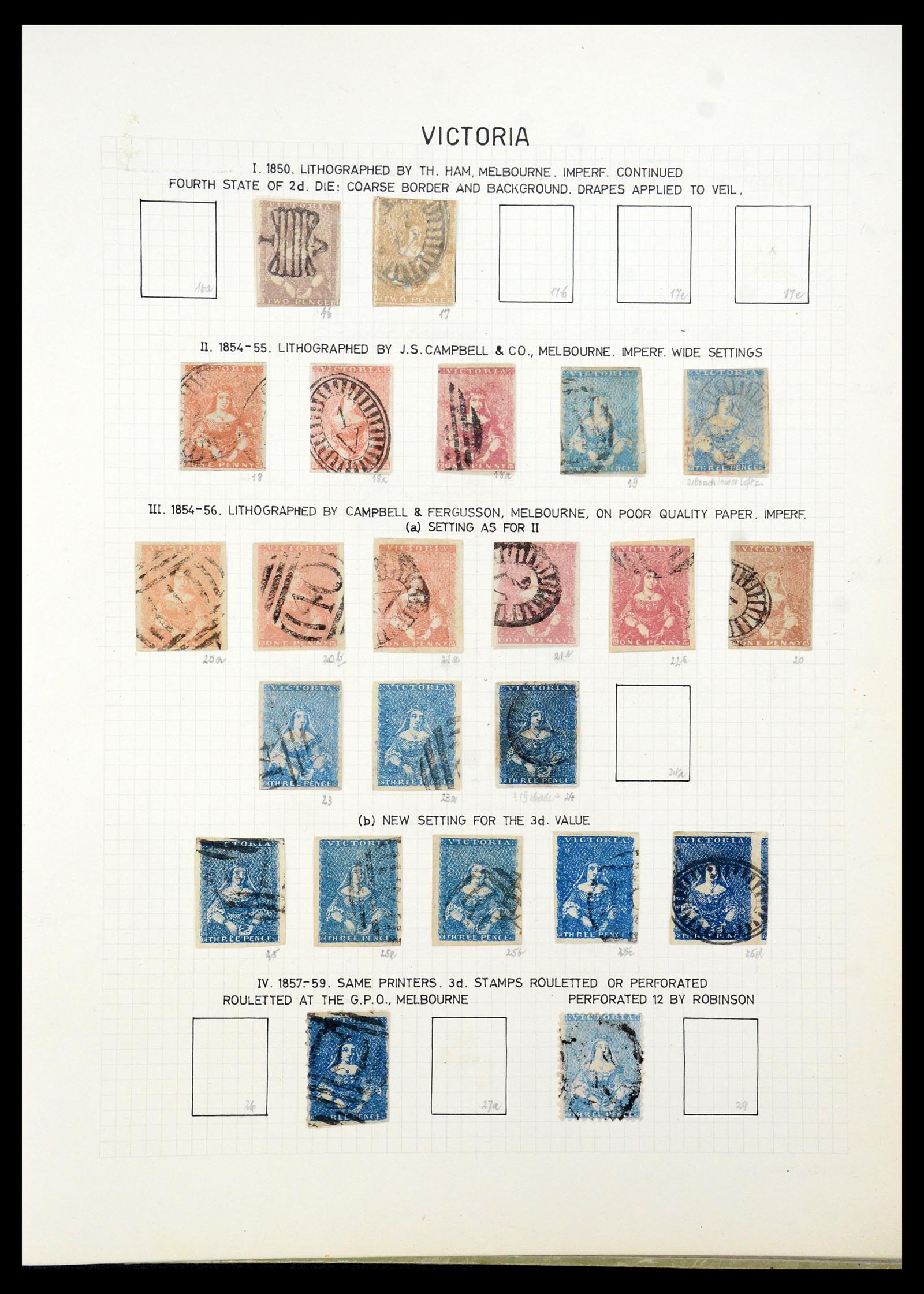 35500 303 - Postzegelverzameling 35500 Engelse koloniën supercollectie 1855-1970.