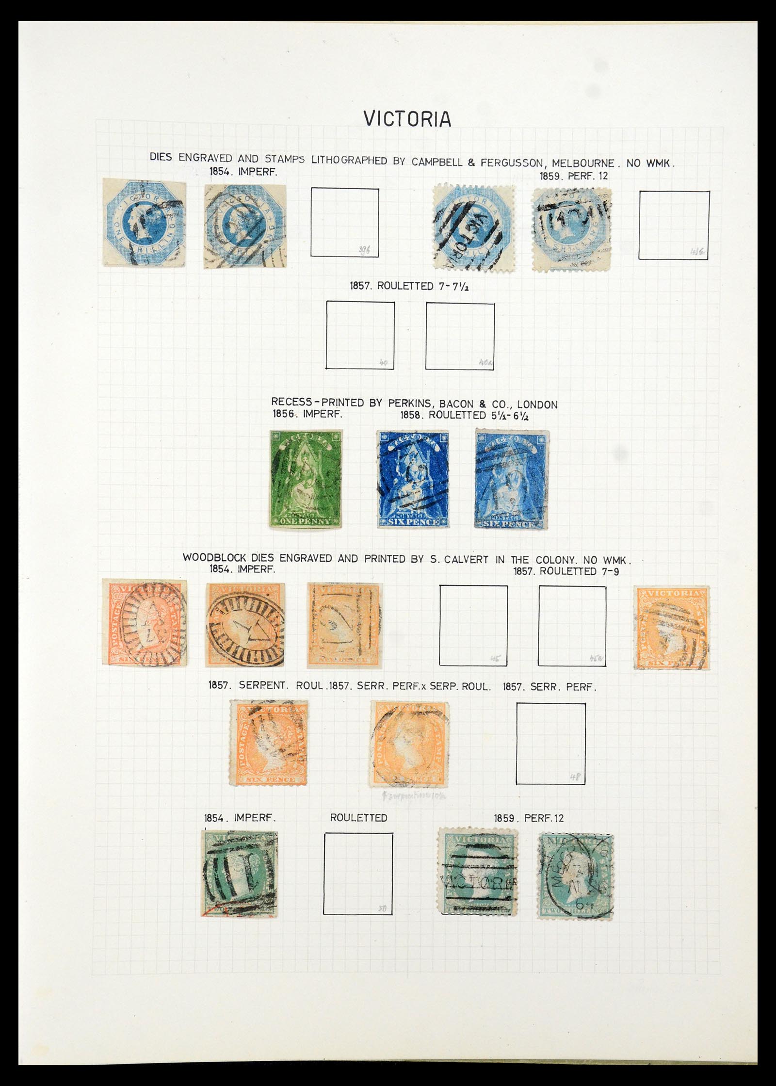 35500 305 - Postzegelverzameling 35500 Engelse koloniën supercollectie 1855-1970.