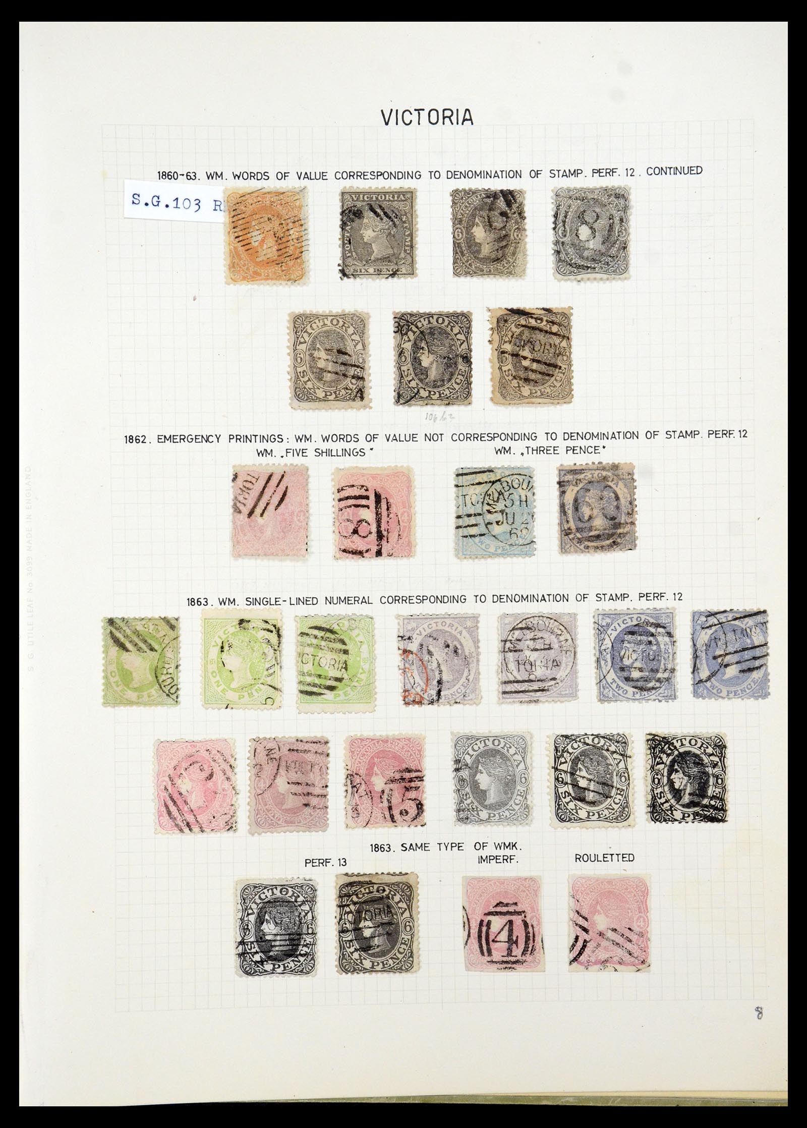 35500 310 - Postzegelverzameling 35500 Engelse koloniën supercollectie 1855-1970.