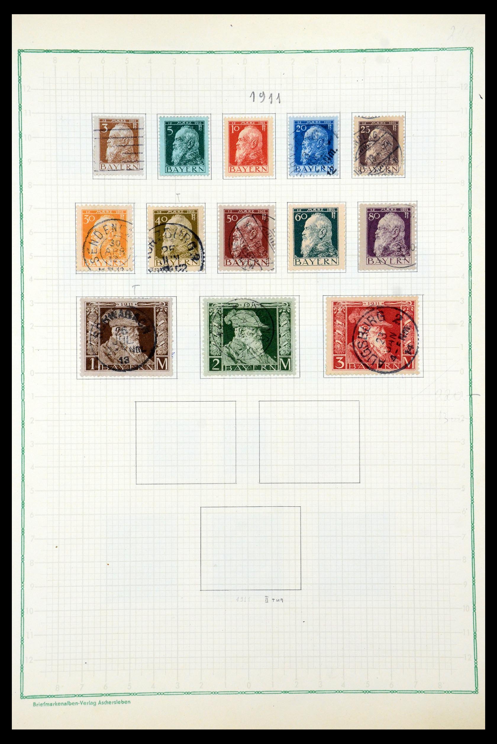 35501 009 - Stamp Collection 35501 Bavaria 1849-1920.