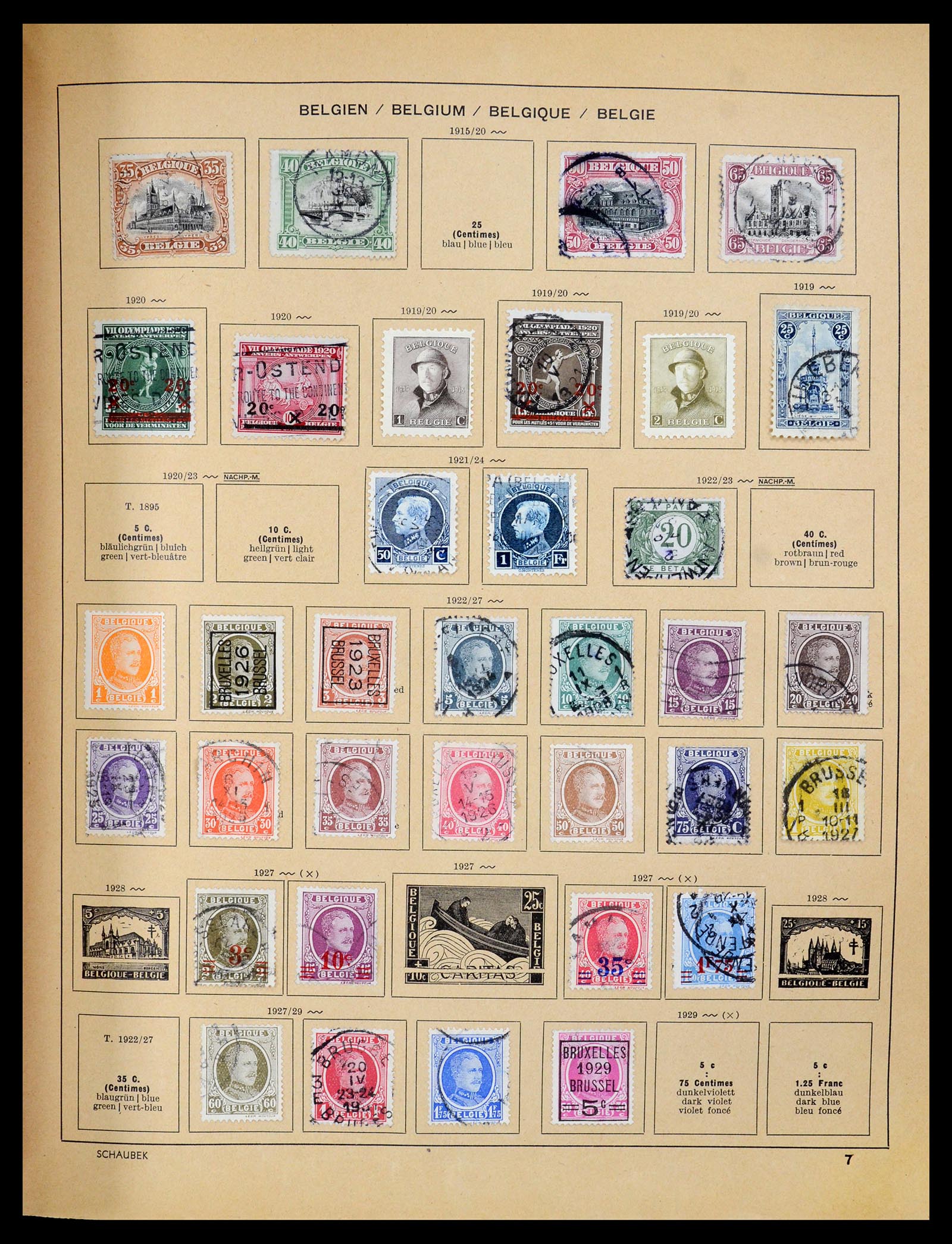 35504 006 - Postzegelverzameling 35504 Wereld 1850-1939.