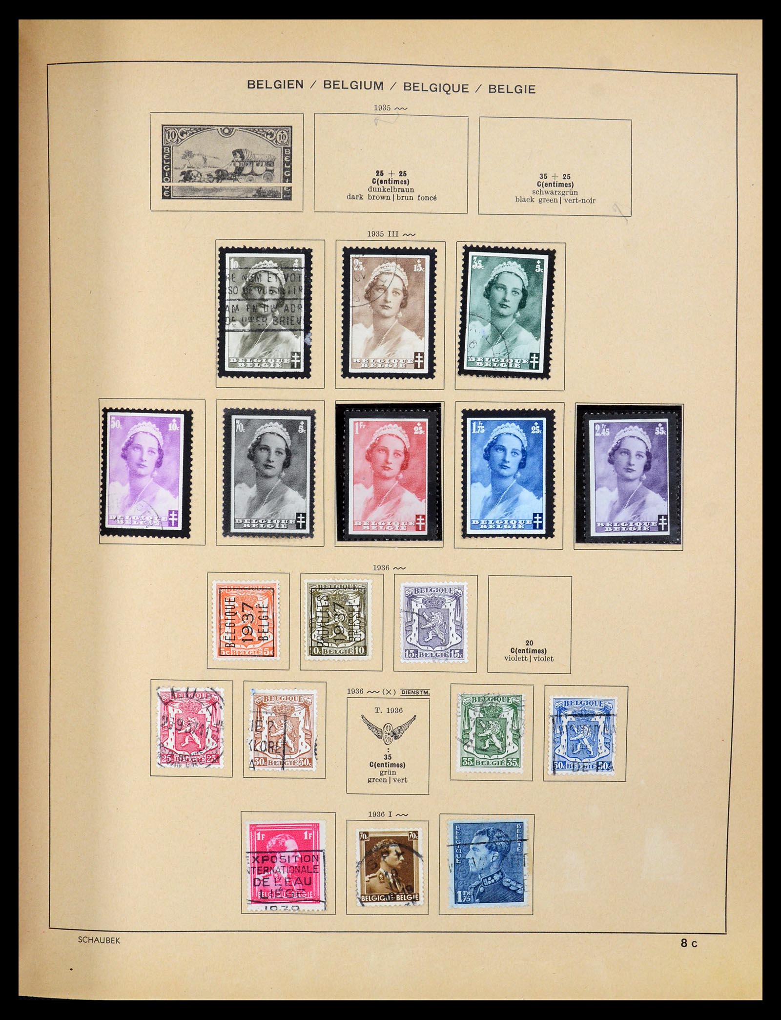35504 009 - Postzegelverzameling 35504 Wereld 1850-1939.