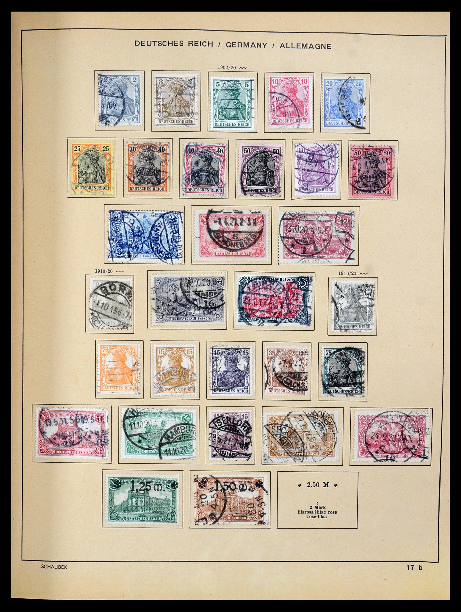 35504 021 - Postzegelverzameling 35504 Wereld 1850-1939.