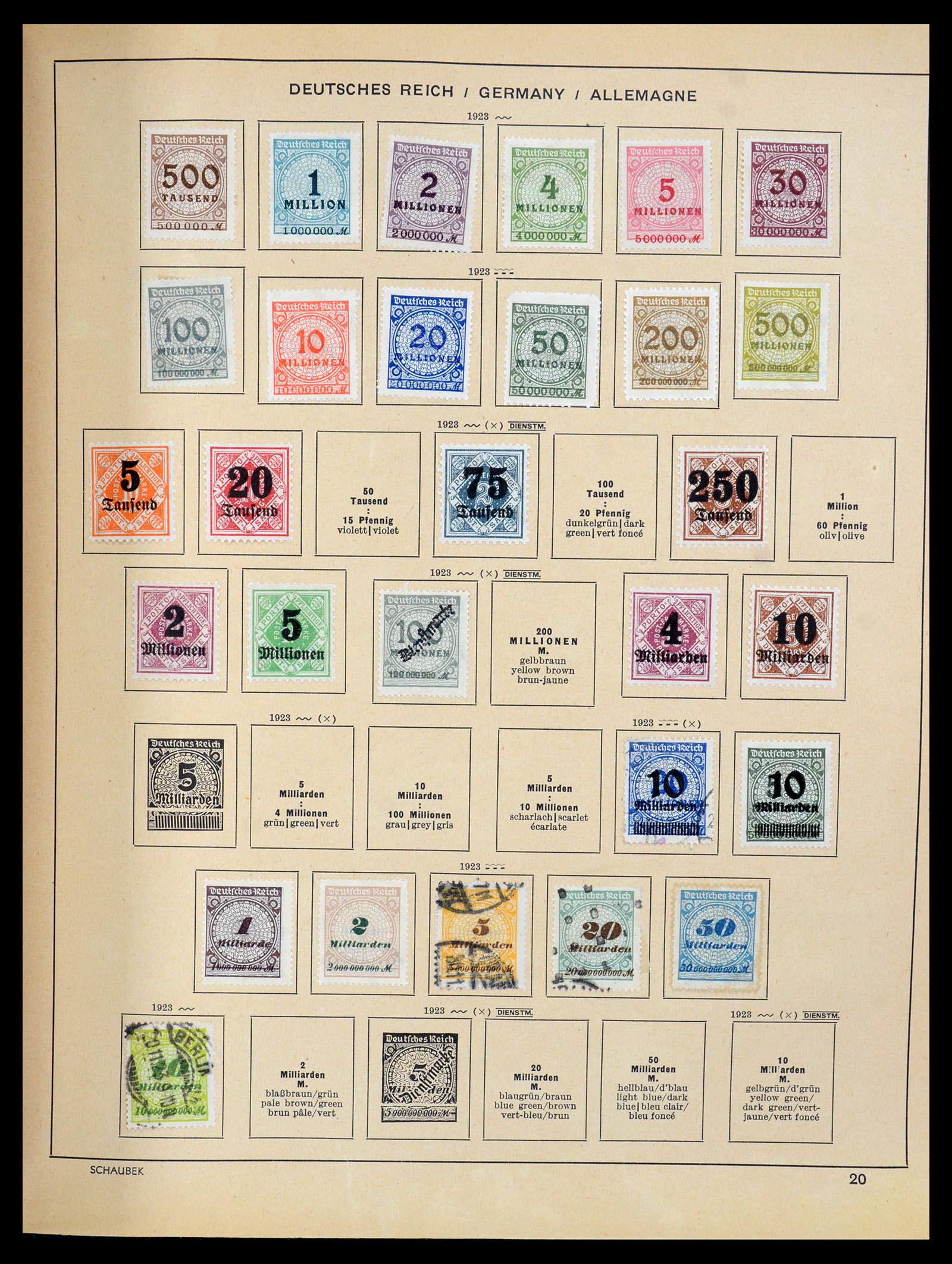 35504 029 - Postzegelverzameling 35504 Wereld 1850-1939.