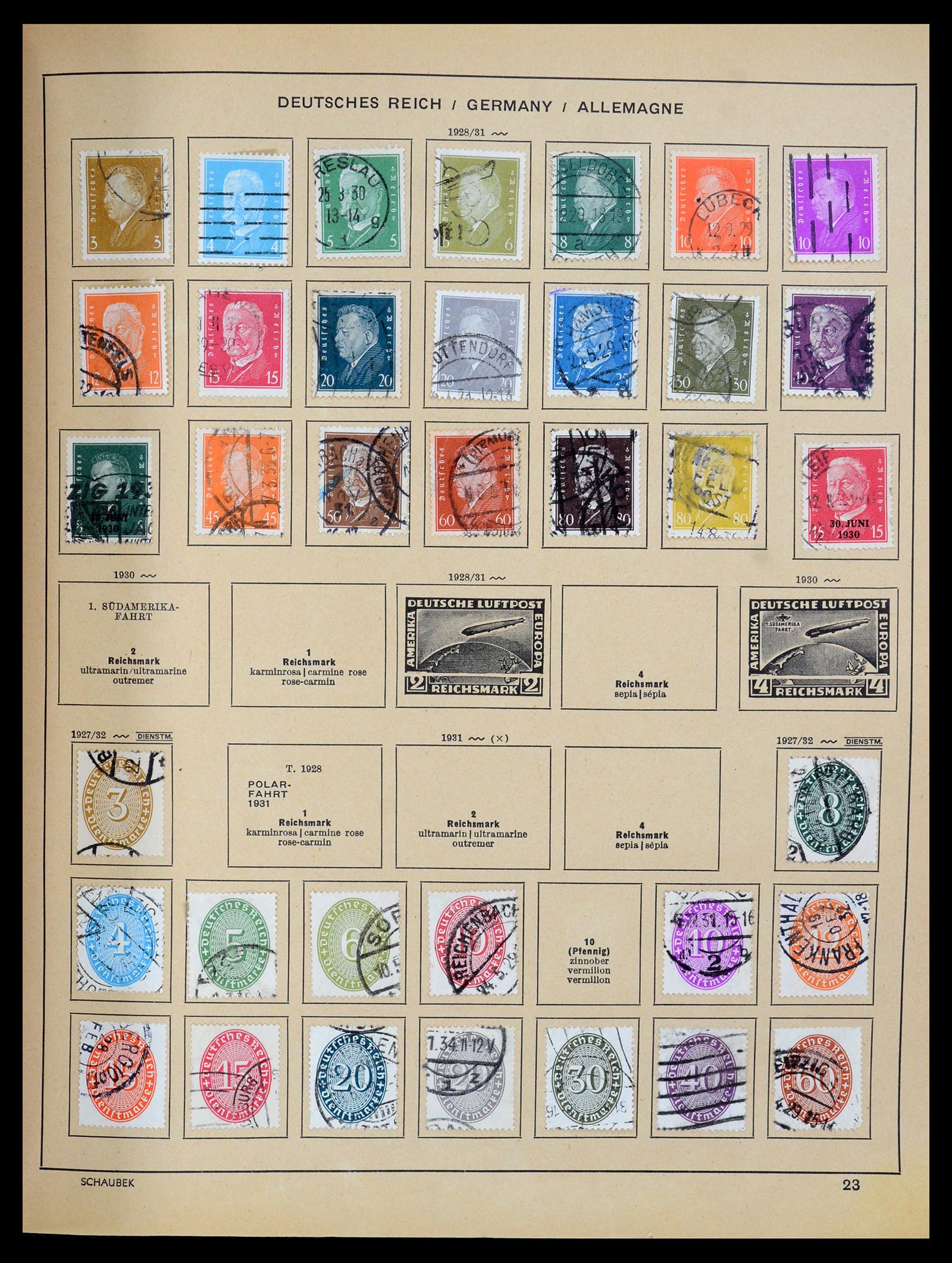 35504 032 - Postzegelverzameling 35504 Wereld 1850-1939.