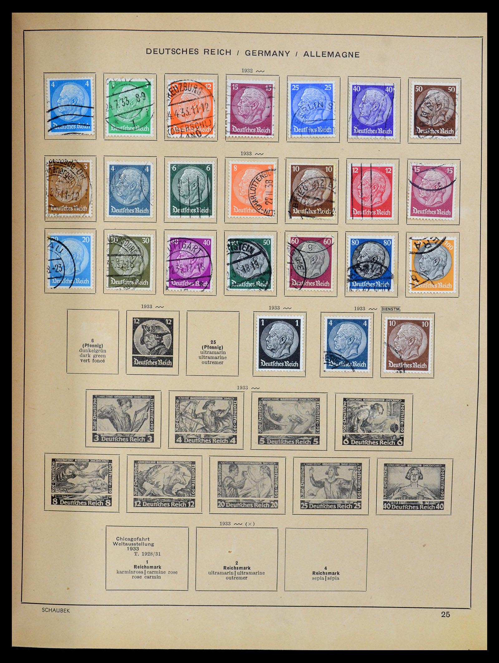 35504 033 - Postzegelverzameling 35504 Wereld 1850-1939.