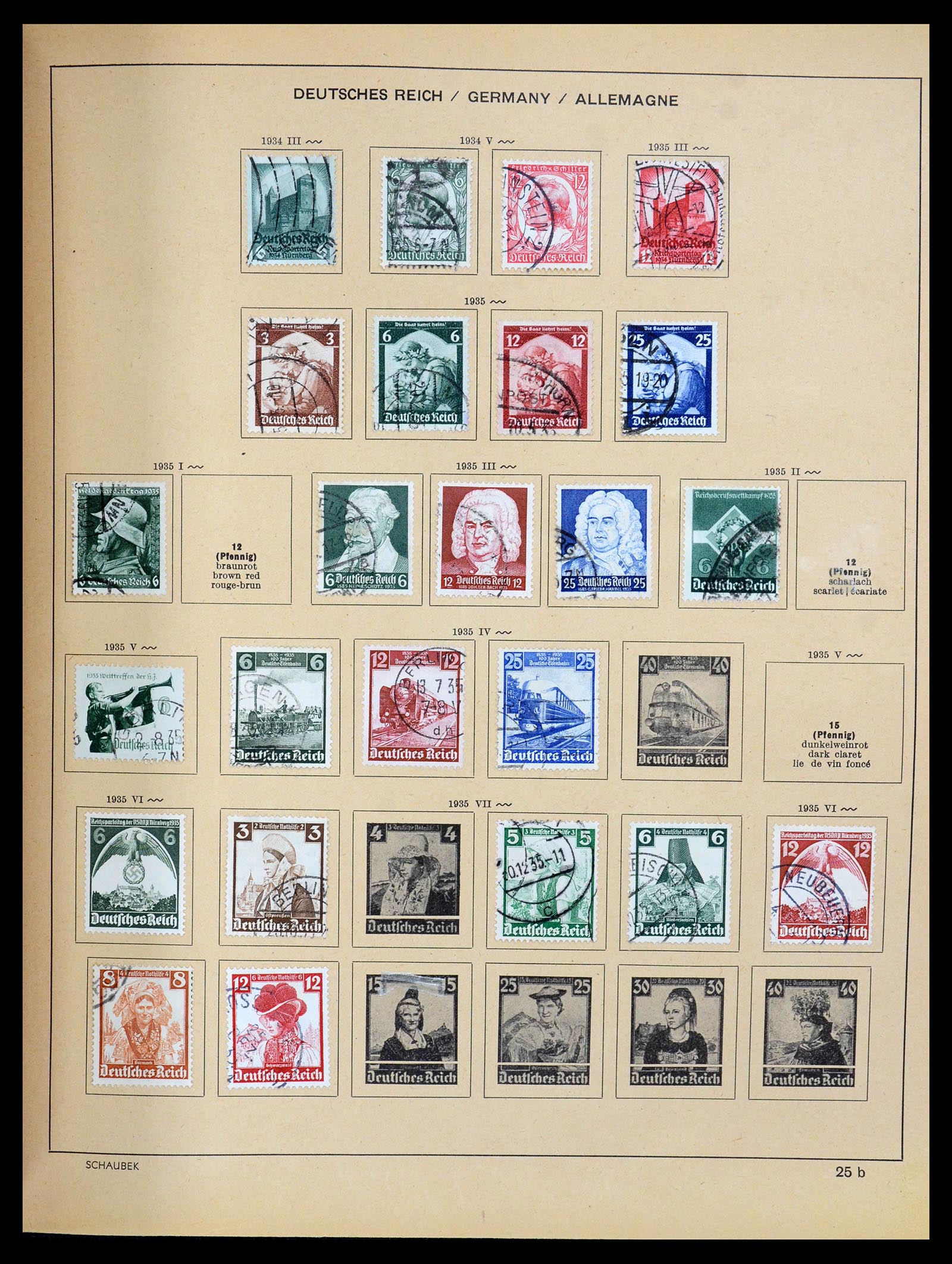 35504 035 - Postzegelverzameling 35504 Wereld 1850-1939.