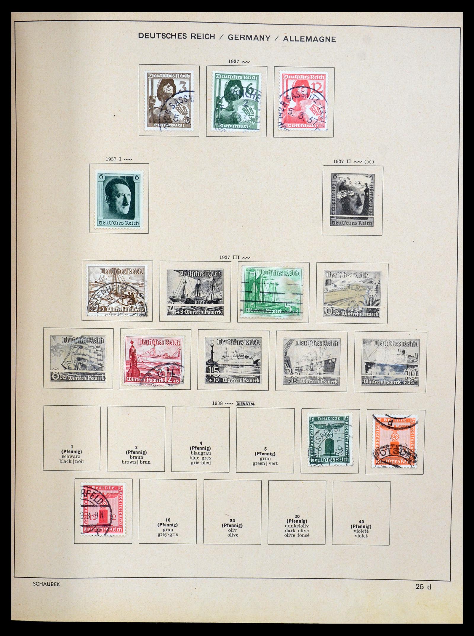 35504 037 - Postzegelverzameling 35504 Wereld 1850-1939.