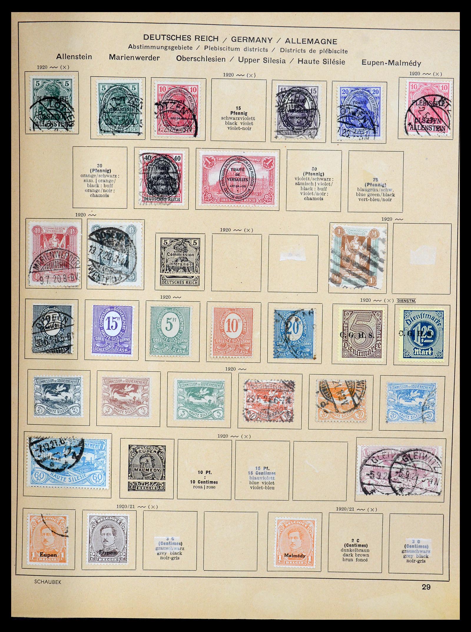35504 043 - Postzegelverzameling 35504 Wereld 1850-1939.