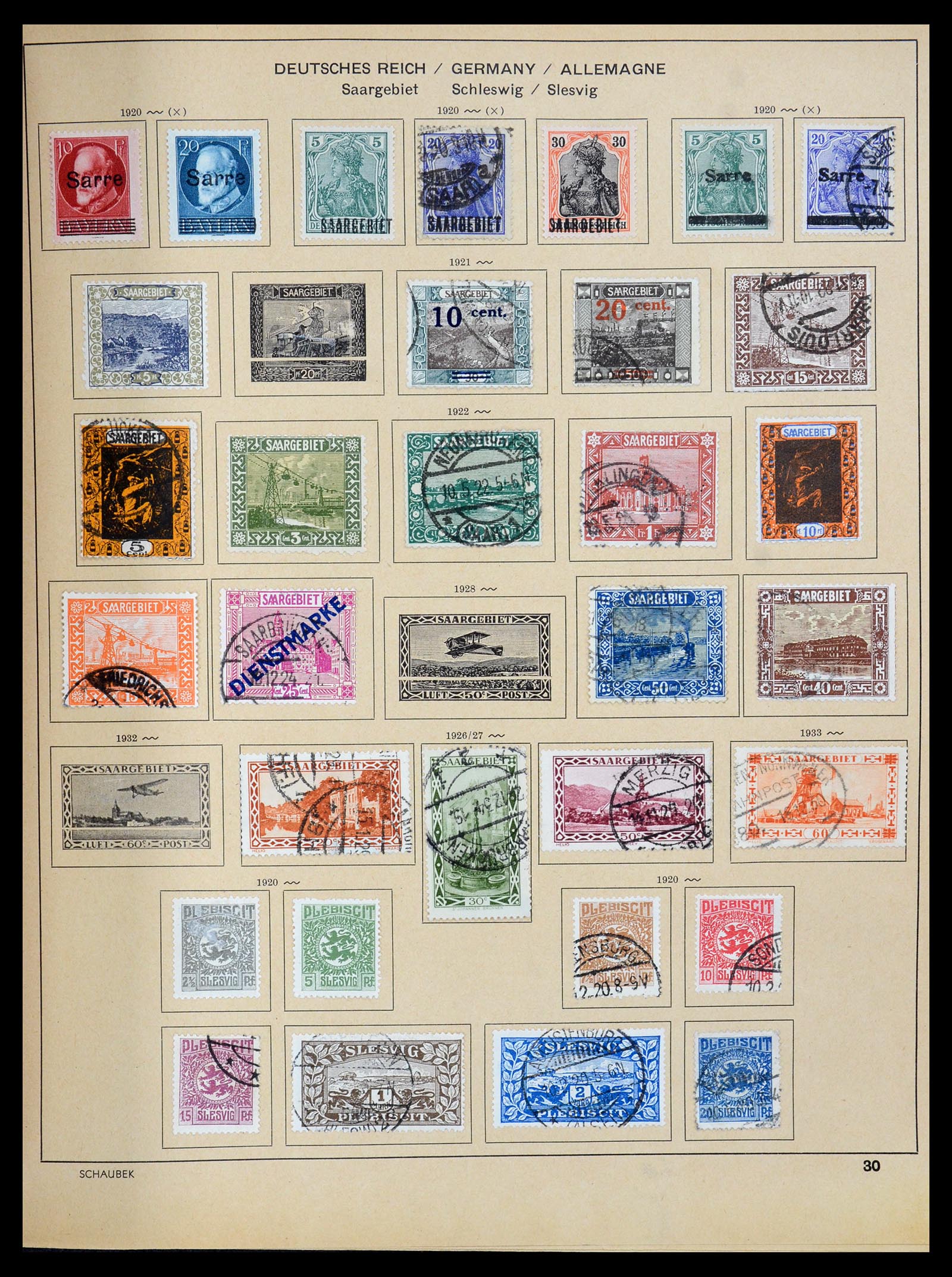 35504 044 - Postzegelverzameling 35504 Wereld 1850-1939.