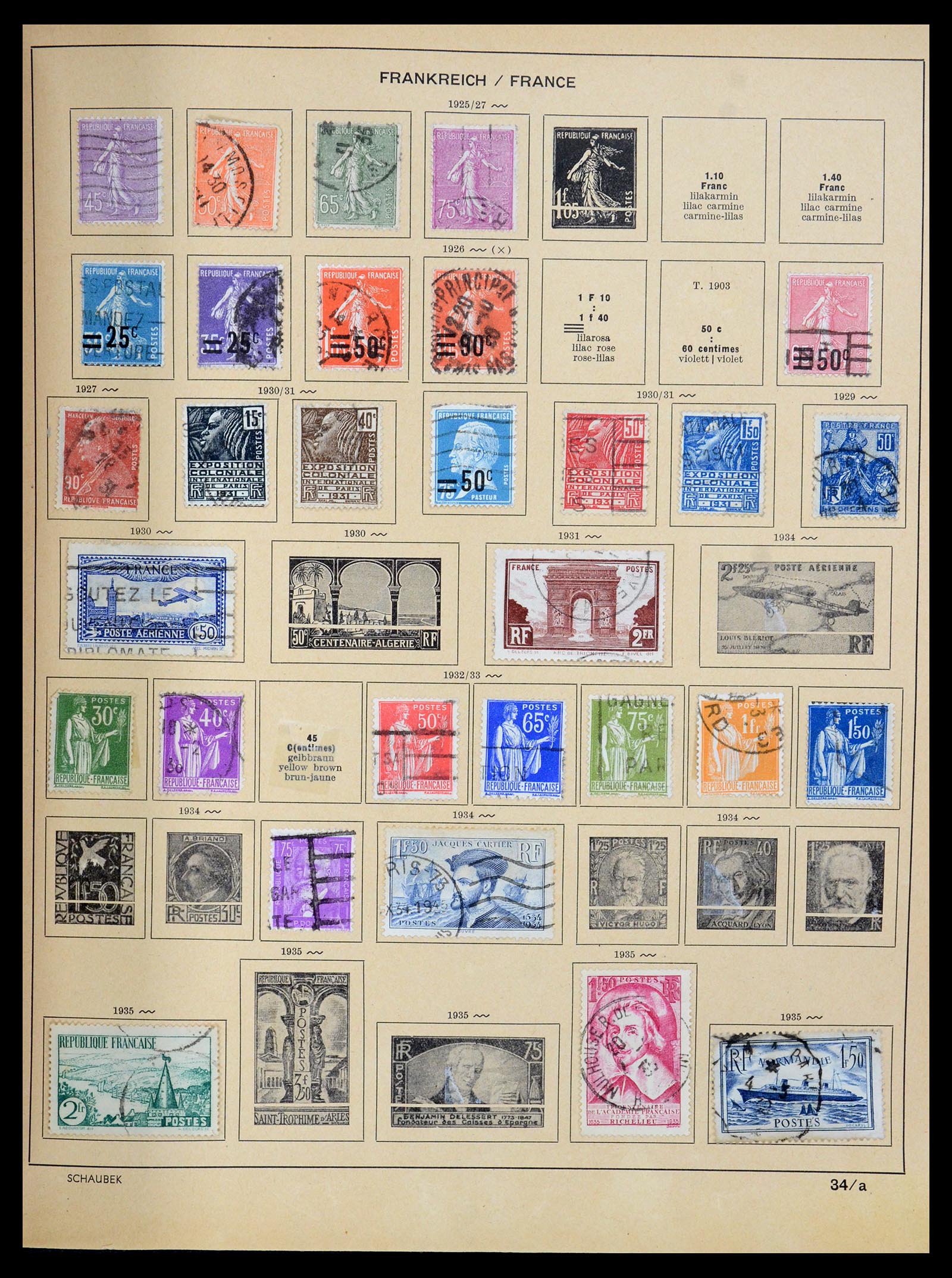 35504 047 - Postzegelverzameling 35504 Wereld 1850-1939.