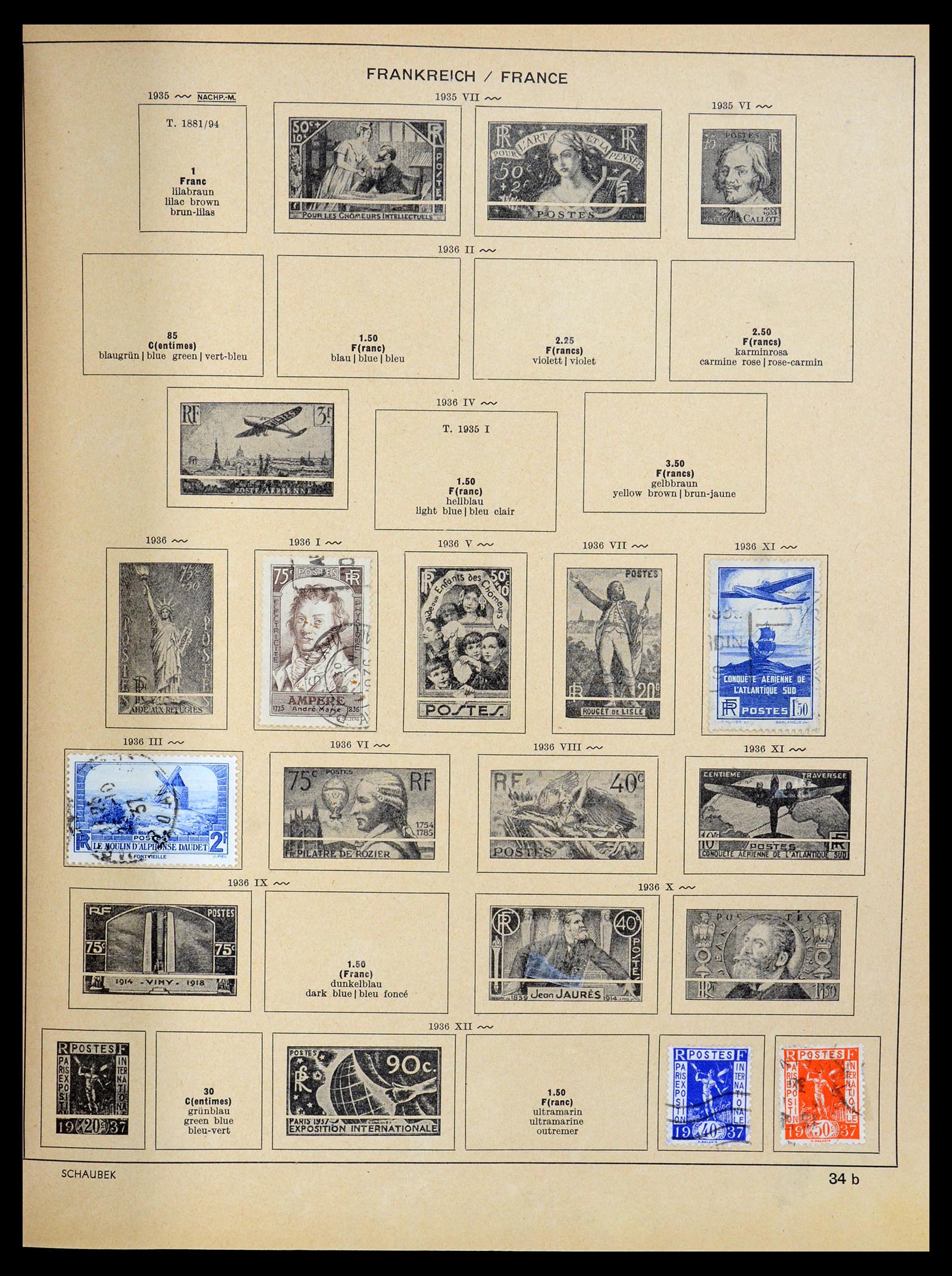 35504 048 - Postzegelverzameling 35504 Wereld 1850-1939.