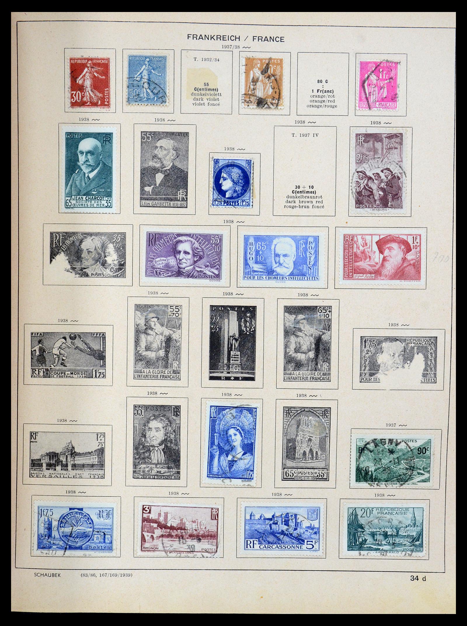35504 050 - Postzegelverzameling 35504 Wereld 1850-1939.
