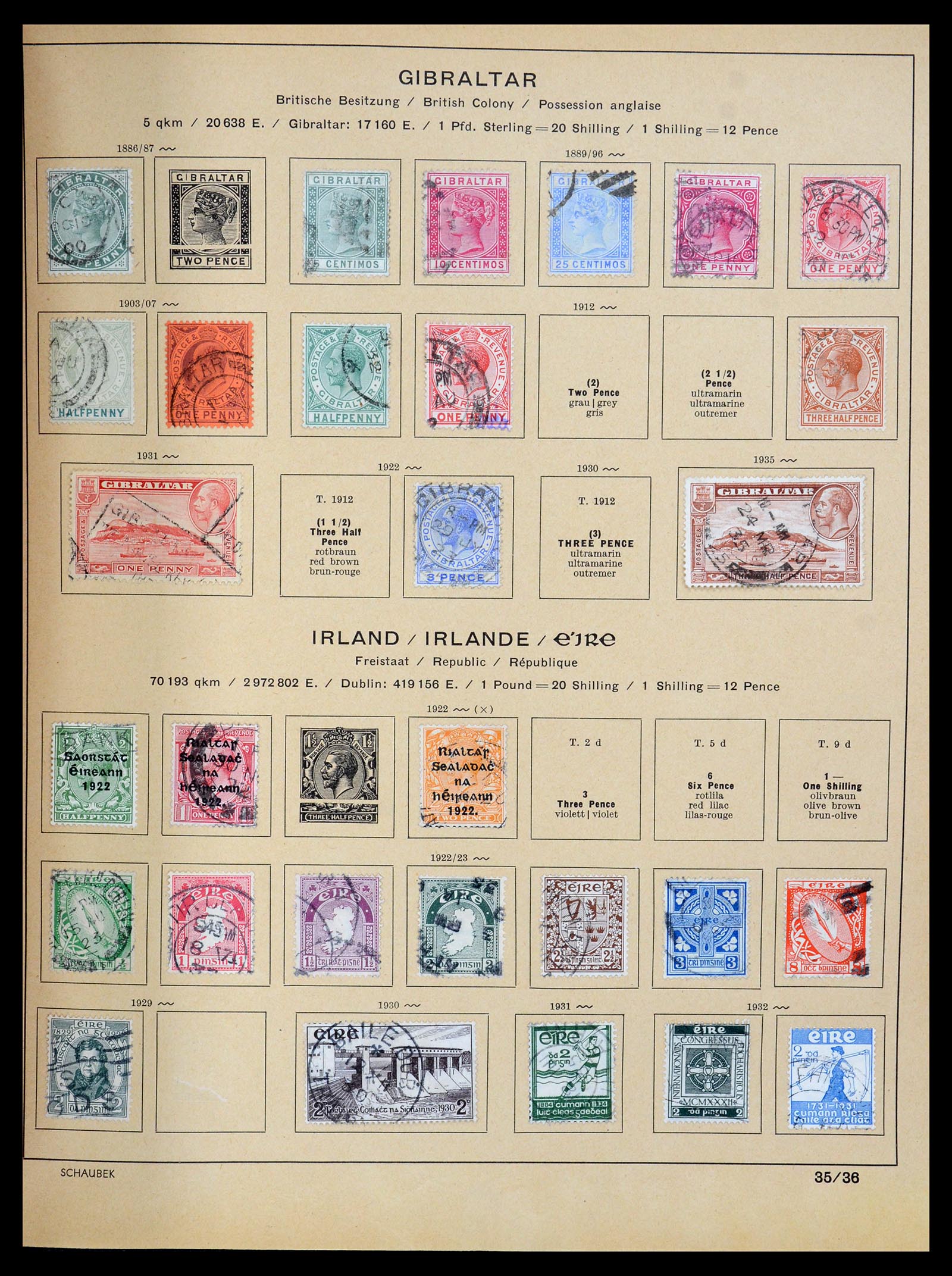 35504 051 - Stamp Collection 35504 World 1850-1939.