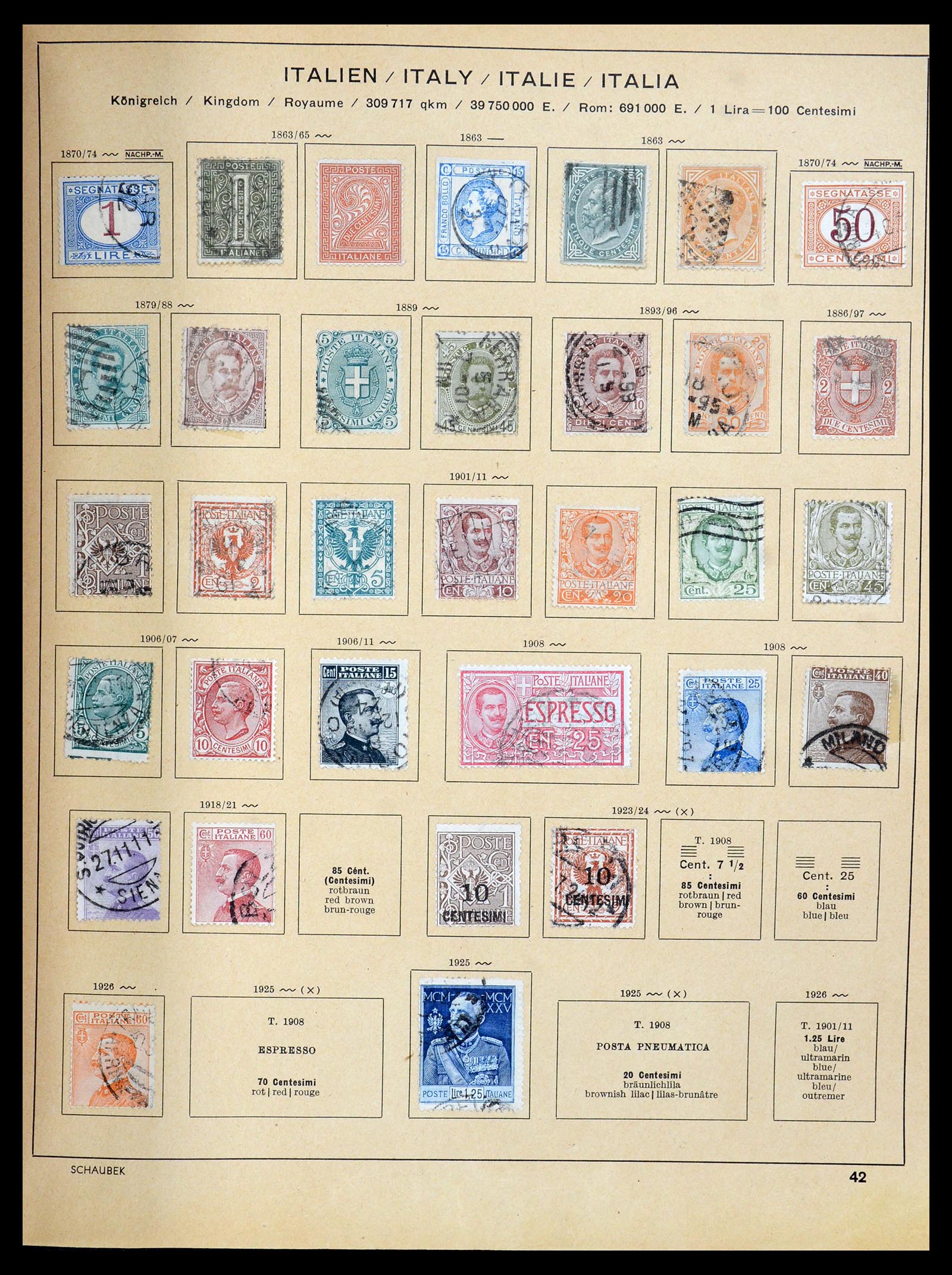 35504 056 - Postzegelverzameling 35504 Wereld 1850-1939.