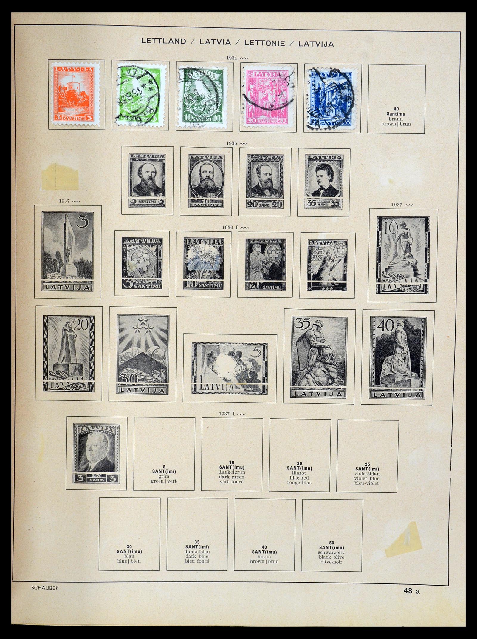 35504 065 - Postzegelverzameling 35504 Wereld 1850-1939.