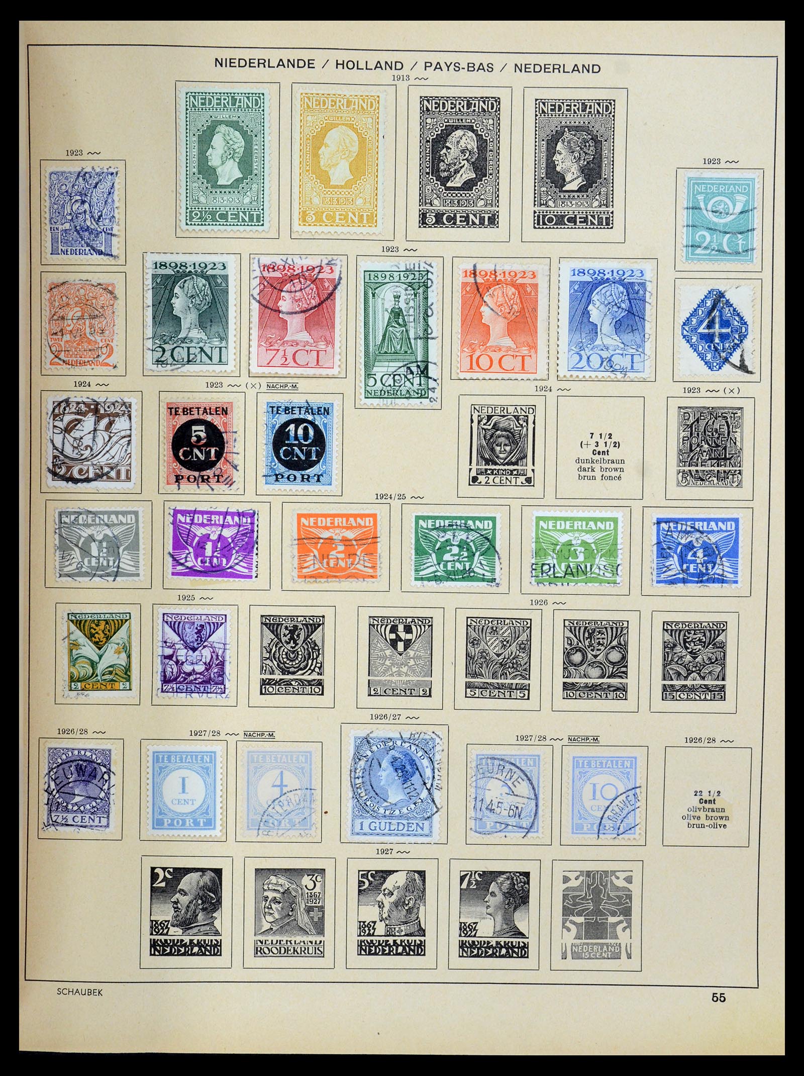 35504 072 - Postzegelverzameling 35504 Wereld 1850-1939.