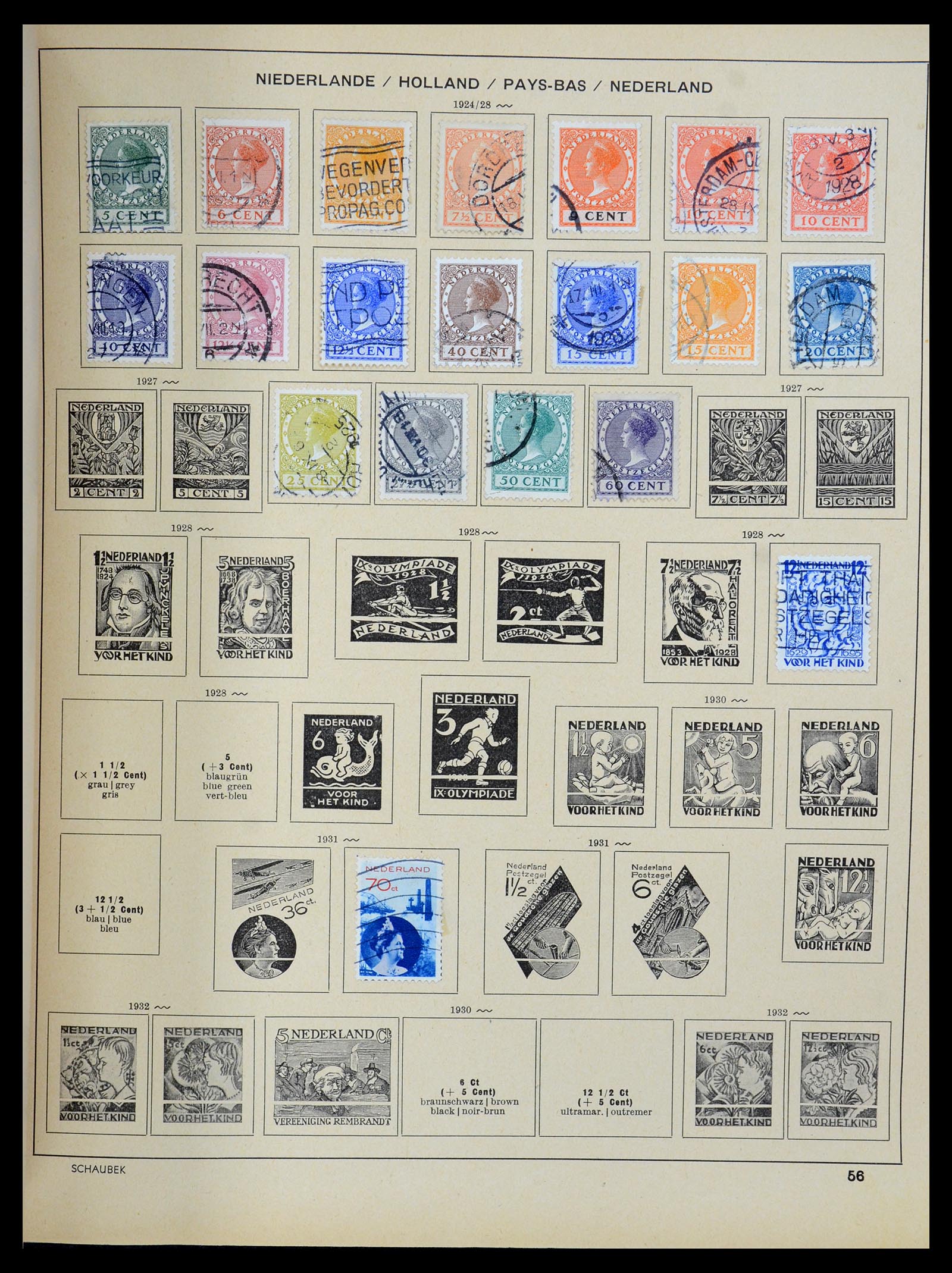 35504 073 - Postzegelverzameling 35504 Wereld 1850-1939.