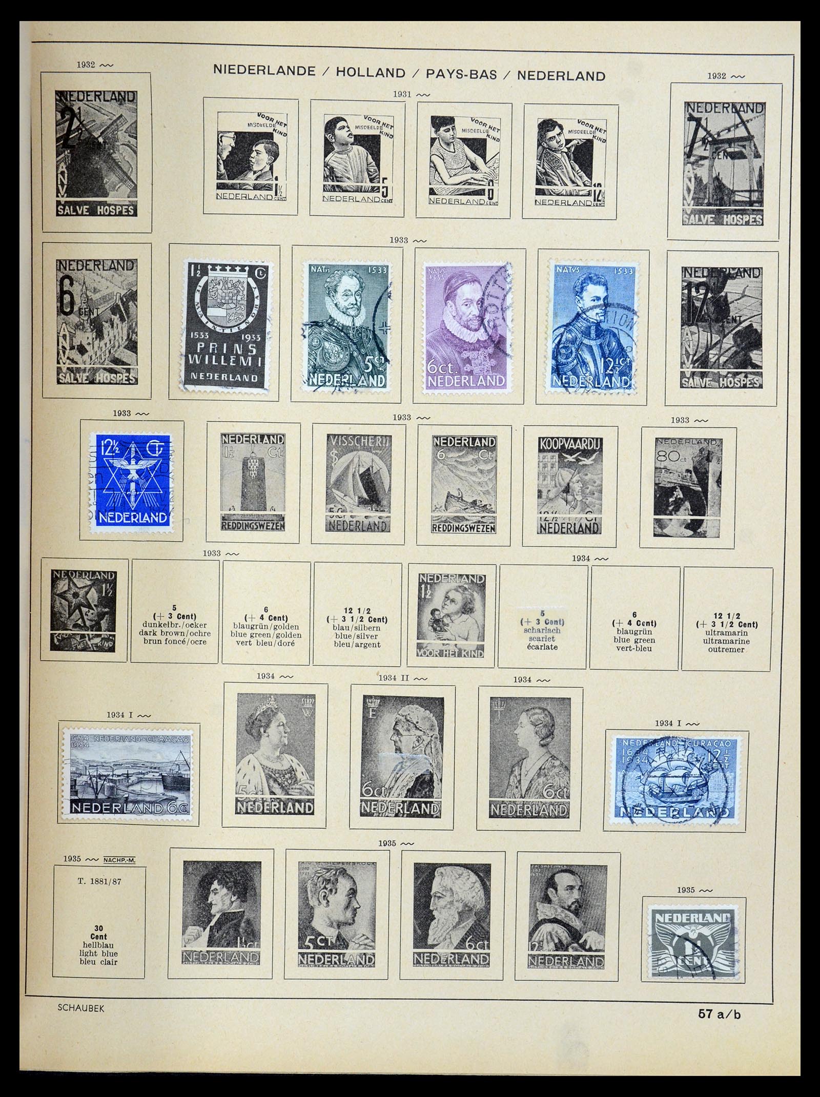 35504 074 - Postzegelverzameling 35504 Wereld 1850-1939.