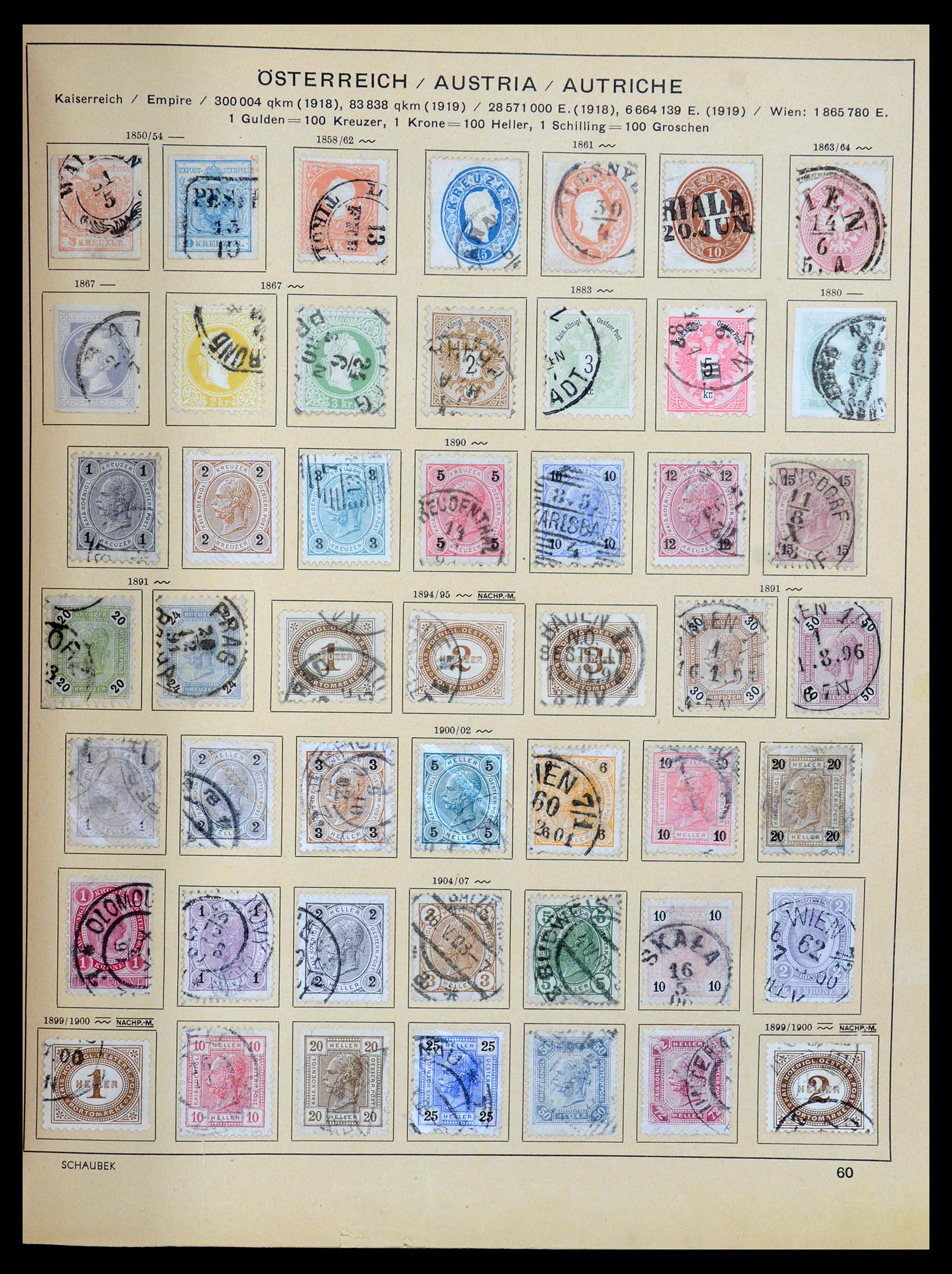 35504 077 - Postzegelverzameling 35504 Wereld 1850-1939.