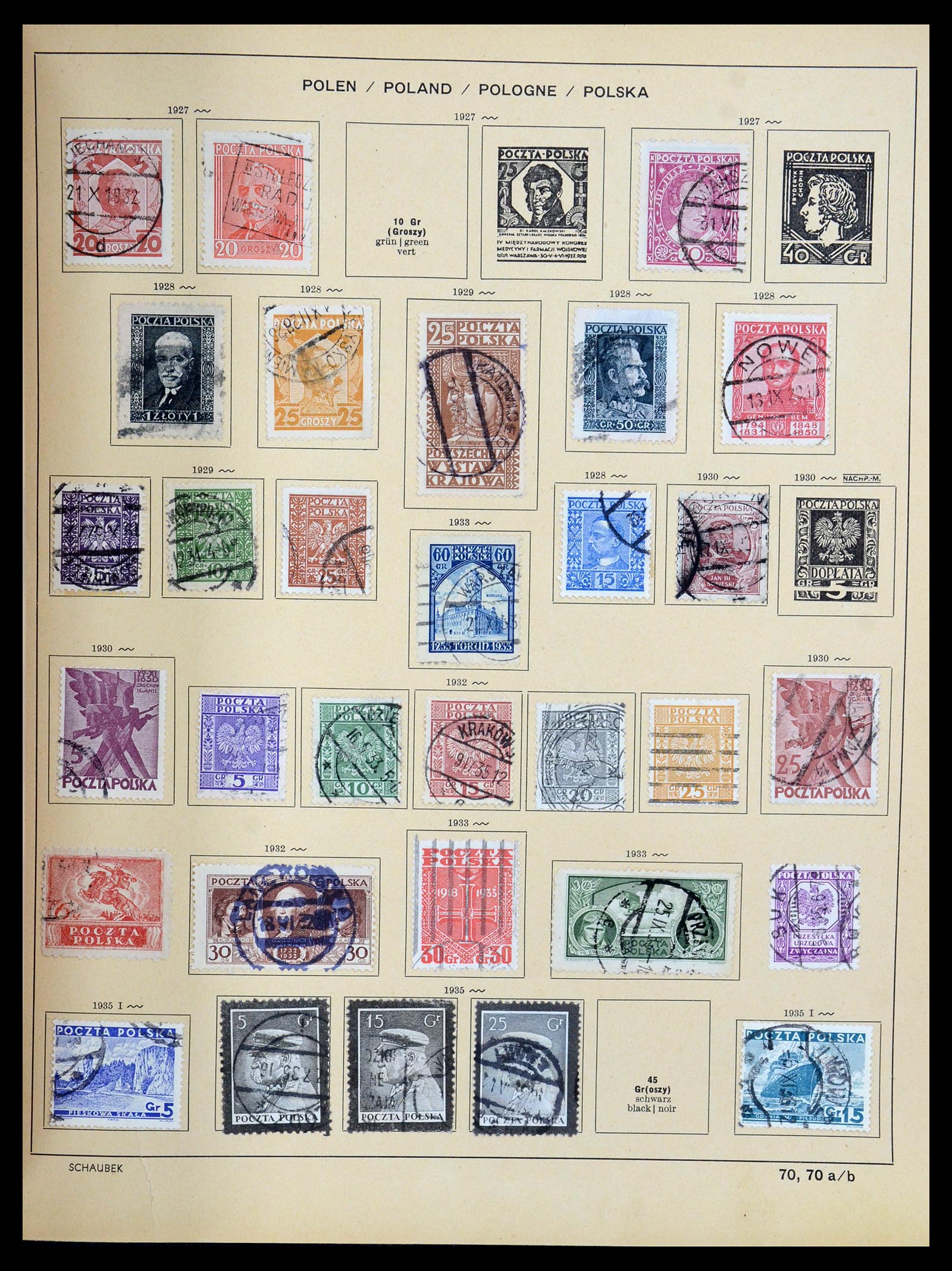 35504 089 - Postzegelverzameling 35504 Wereld 1850-1939.