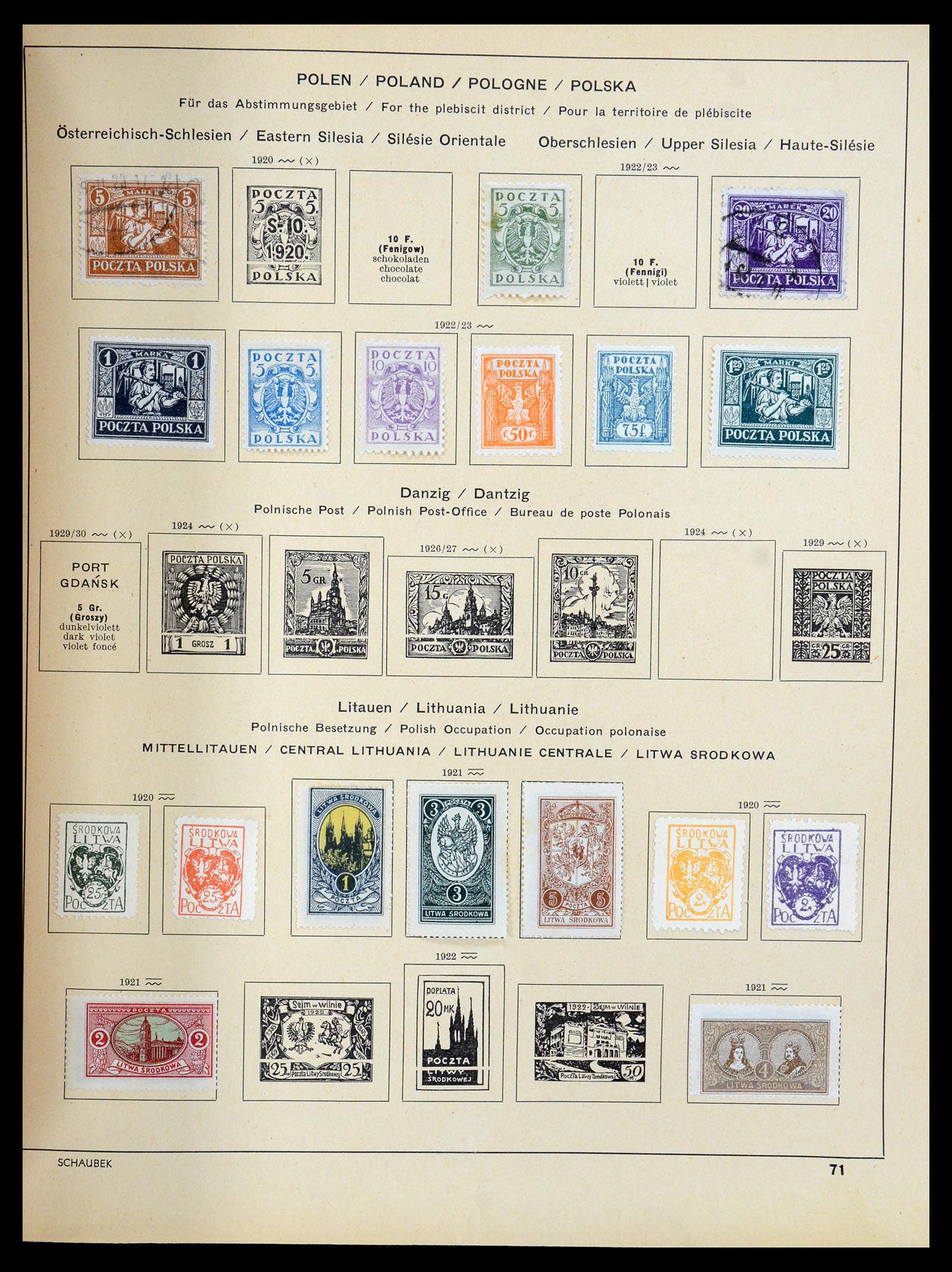 35504 090 - Postzegelverzameling 35504 Wereld 1850-1939.