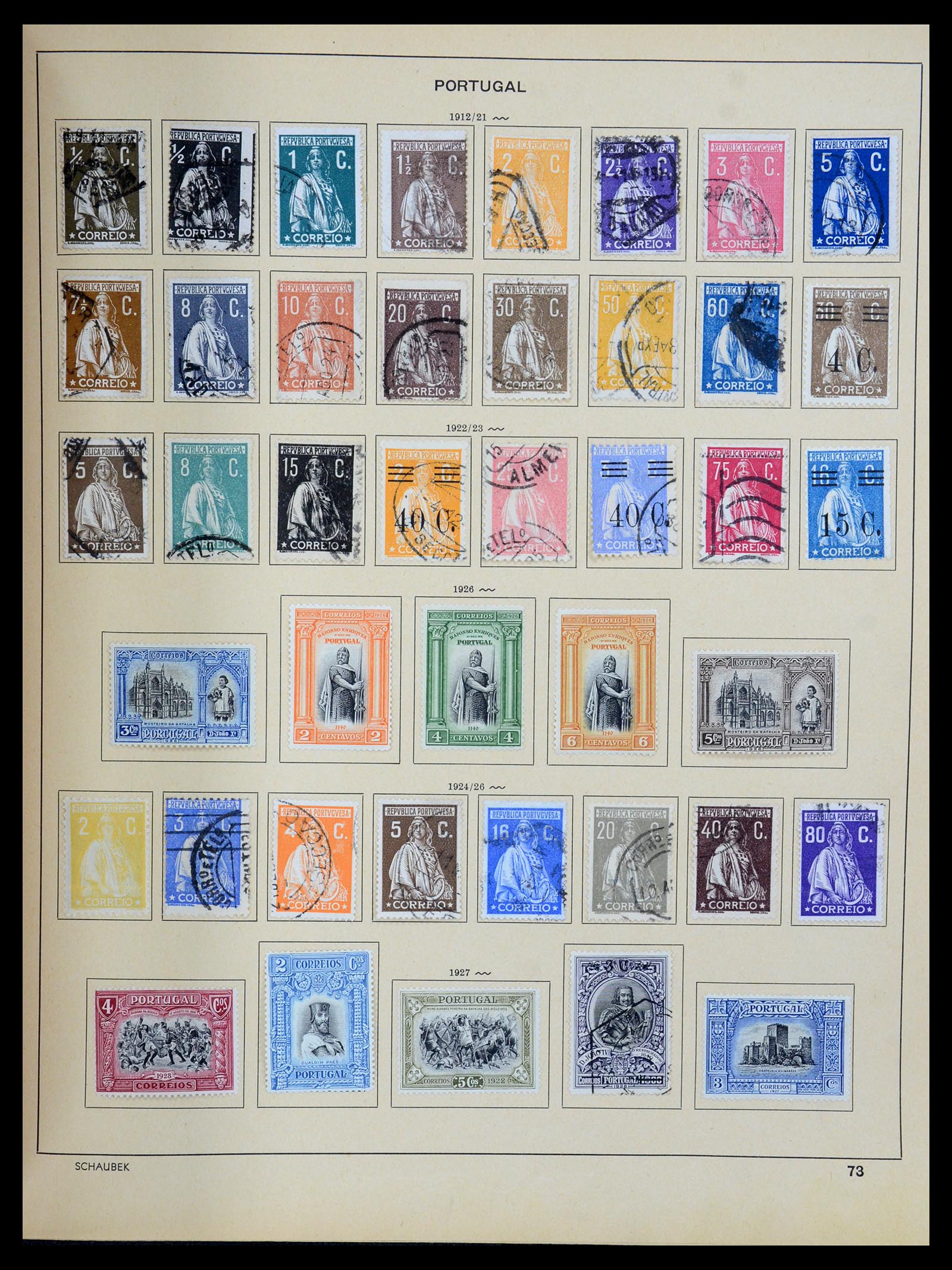 35504 092 - Postzegelverzameling 35504 Wereld 1850-1939.