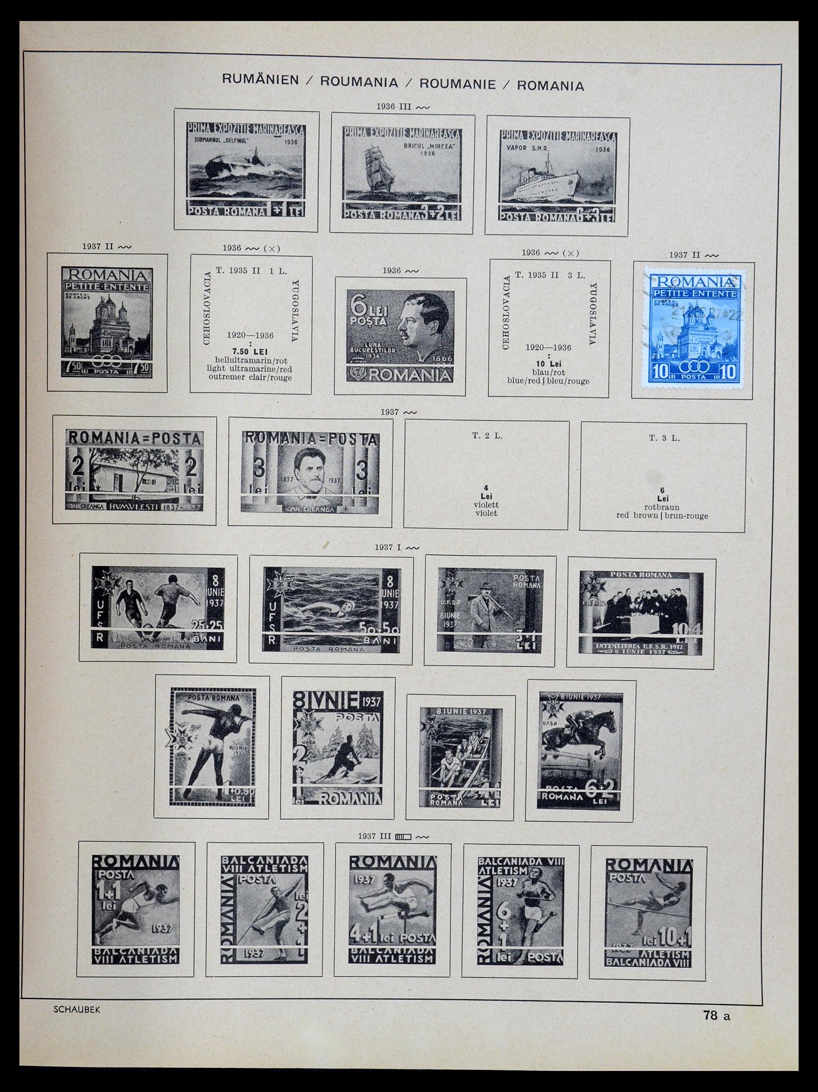 35504 097 - Postzegelverzameling 35504 Wereld 1850-1939.