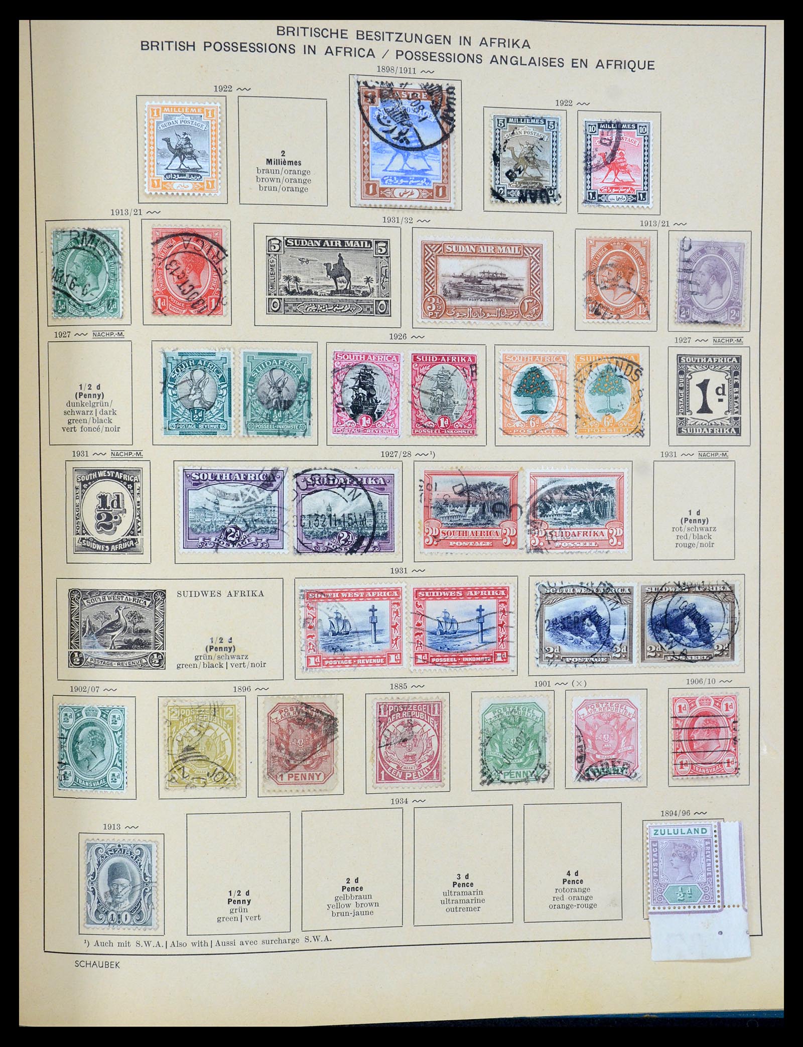 35504 164 - Postzegelverzameling 35504 Wereld 1850-1939.