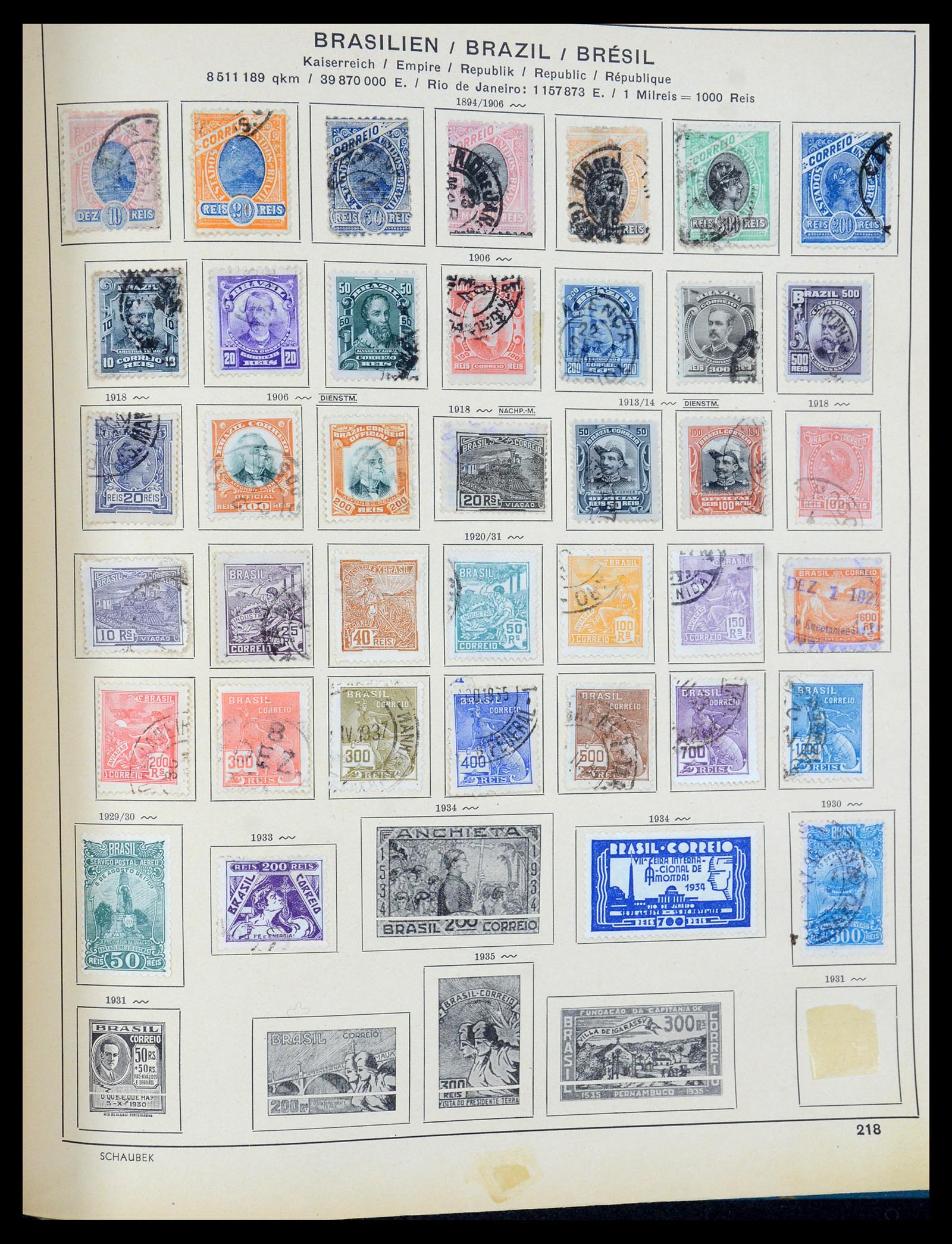 35504 174 - Postzegelverzameling 35504 Wereld 1850-1939.