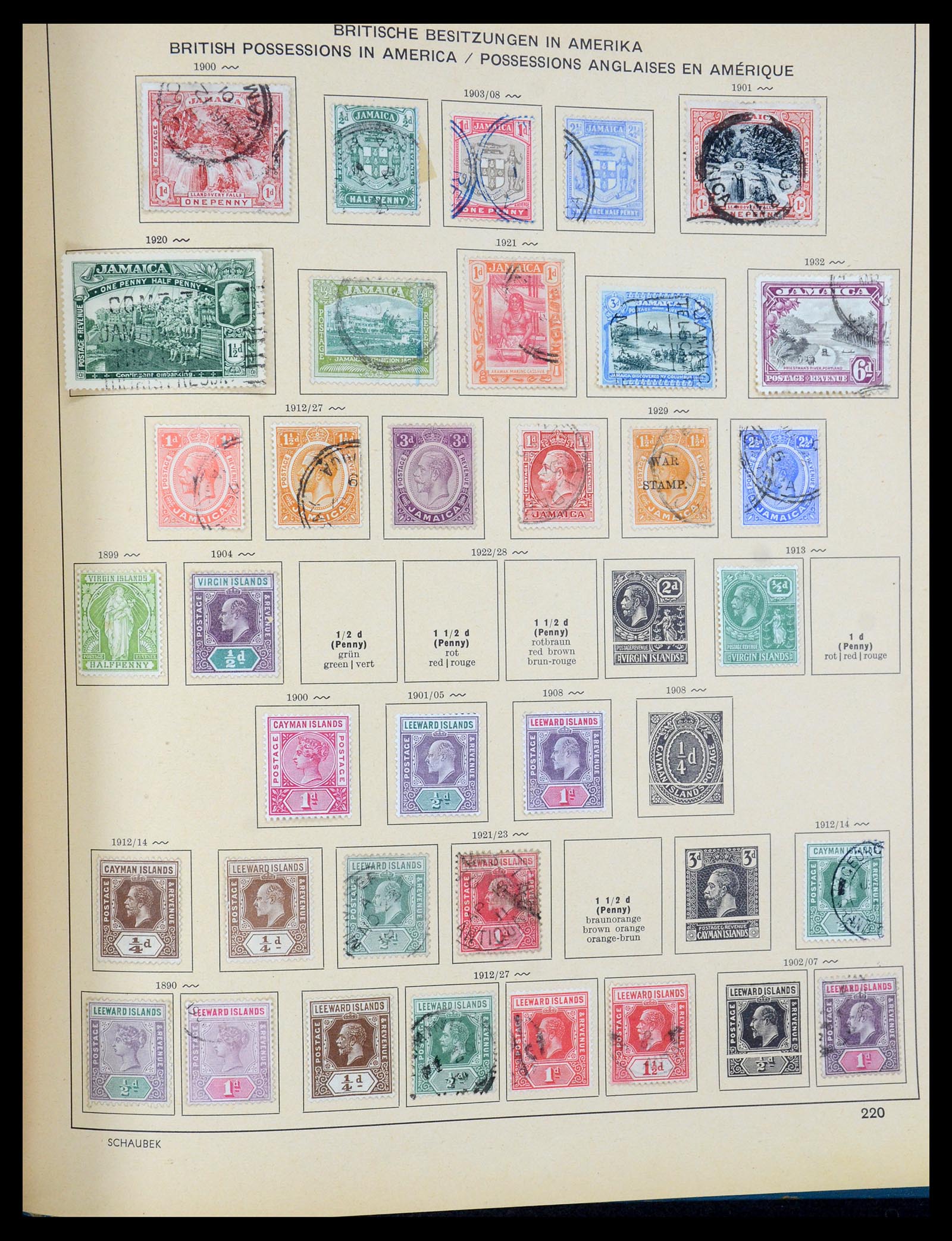 35504 180 - Postzegelverzameling 35504 Wereld 1850-1939.