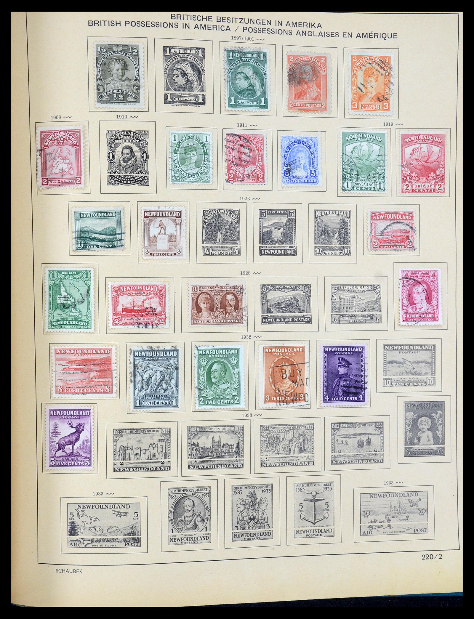 35504 182 - Postzegelverzameling 35504 Wereld 1850-1939.