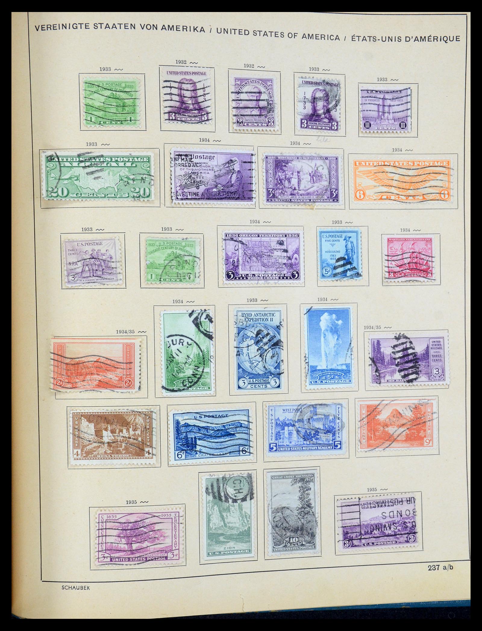 35504 203 - Postzegelverzameling 35504 Wereld 1850-1939.