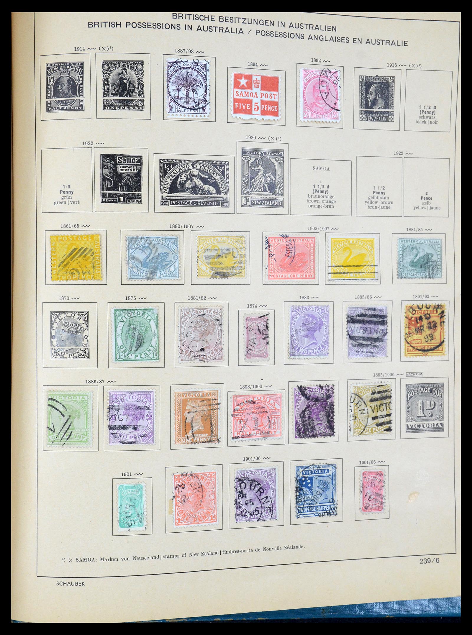 35504 213 - Postzegelverzameling 35504 Wereld 1850-1939.