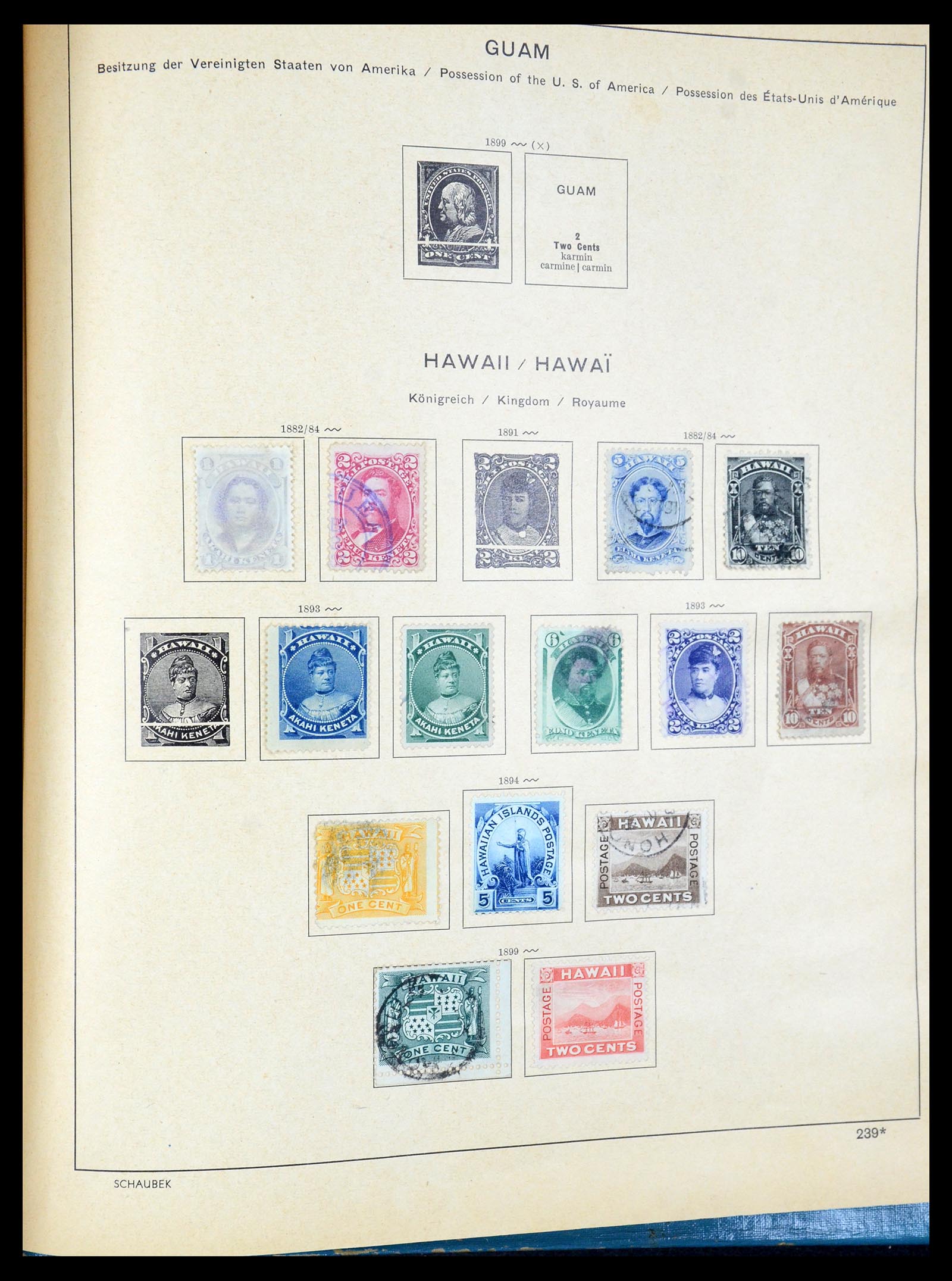 35504 214 - Postzegelverzameling 35504 Wereld 1850-1939.