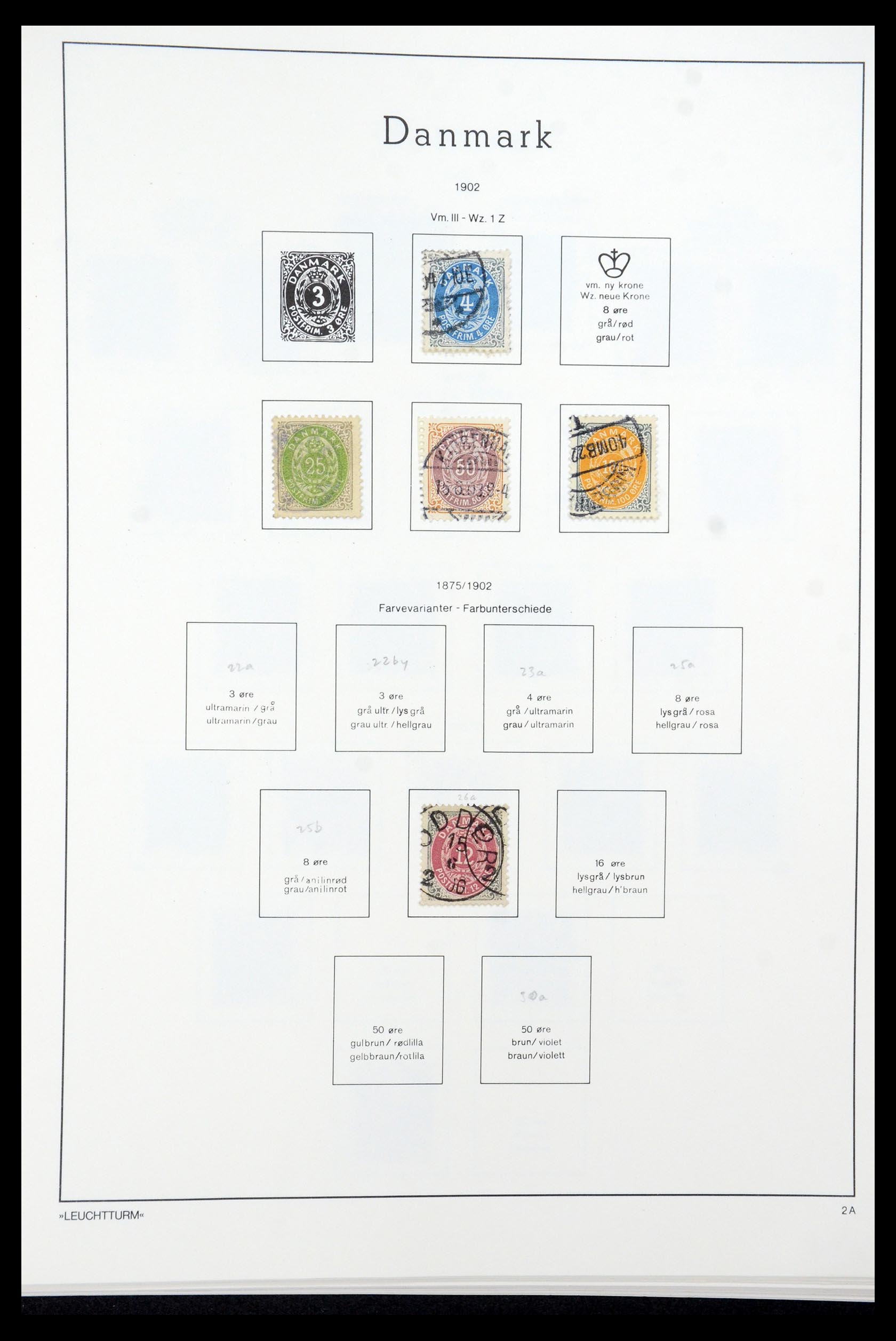 35506 003 - Postzegelverzameling 35506 Denemarken 1851-1997.