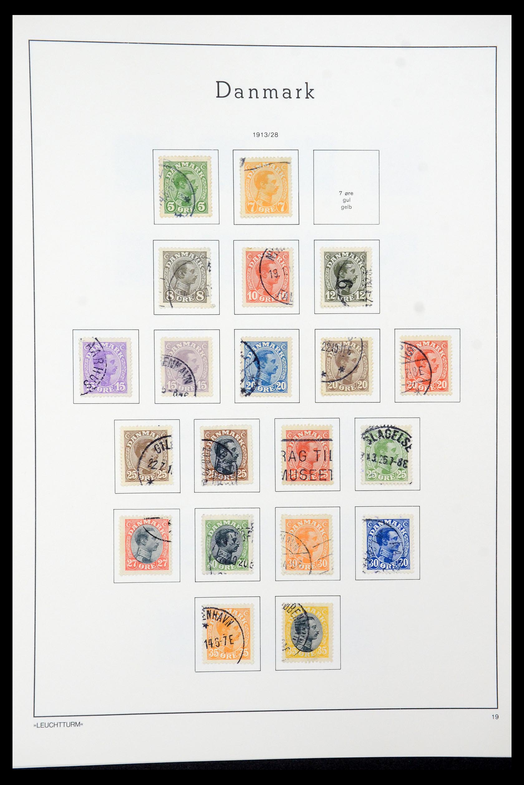 35506 009 - Postzegelverzameling 35506 Denemarken 1851-1997.