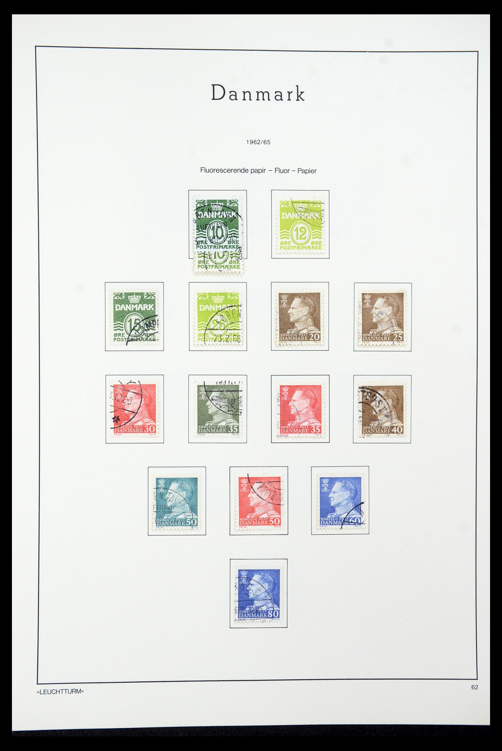 35506 028 - Postzegelverzameling 35506 Denemarken 1851-1997.