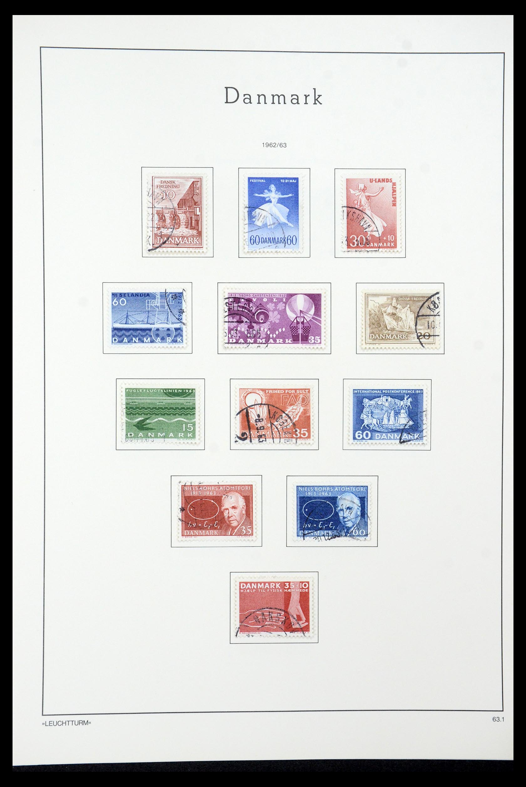 35506 029 - Postzegelverzameling 35506 Denemarken 1851-1997.